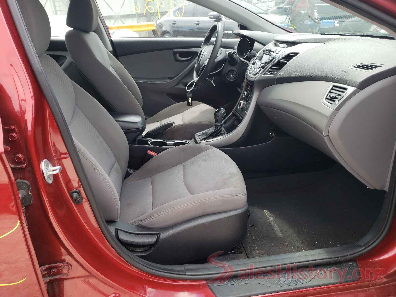 5NPDH4AE4GH759159 2016 HYUNDAI ELANTRA