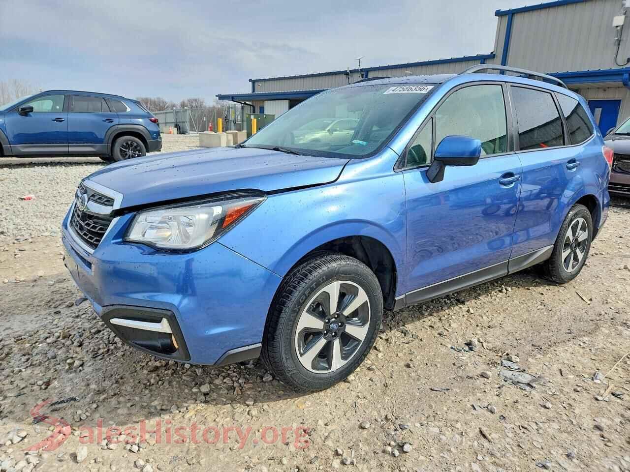 2018 SUBARU FORESTER VIN JF2SJAGC0JH481657, auction photo