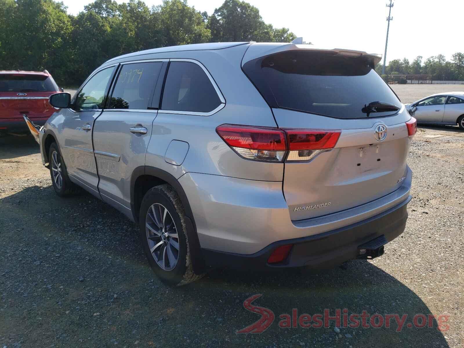 5TDJZRFH8HS521455 2017 TOYOTA HIGHLANDER