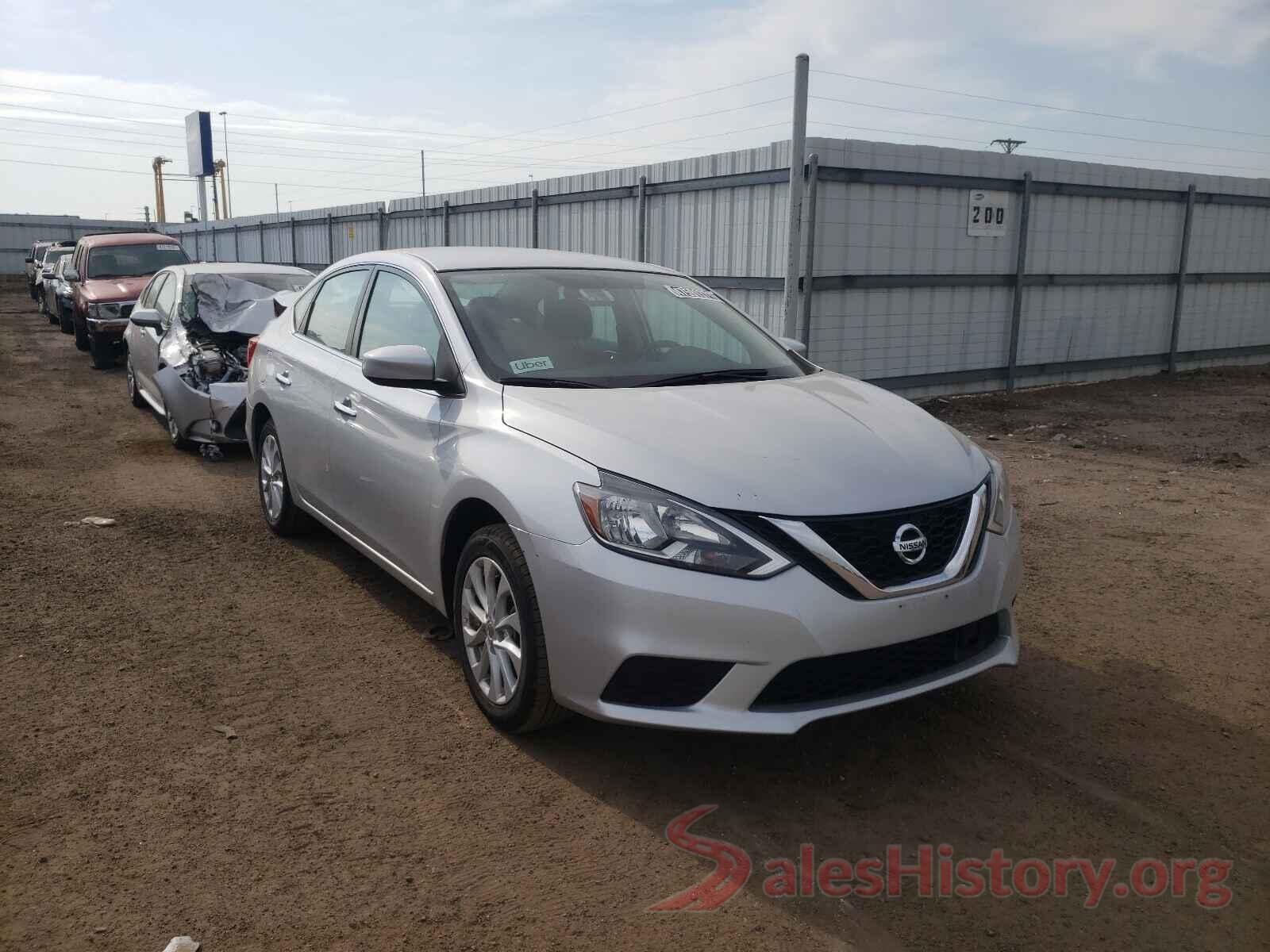 3N1AB7APXKL623735 2019 NISSAN SENTRA