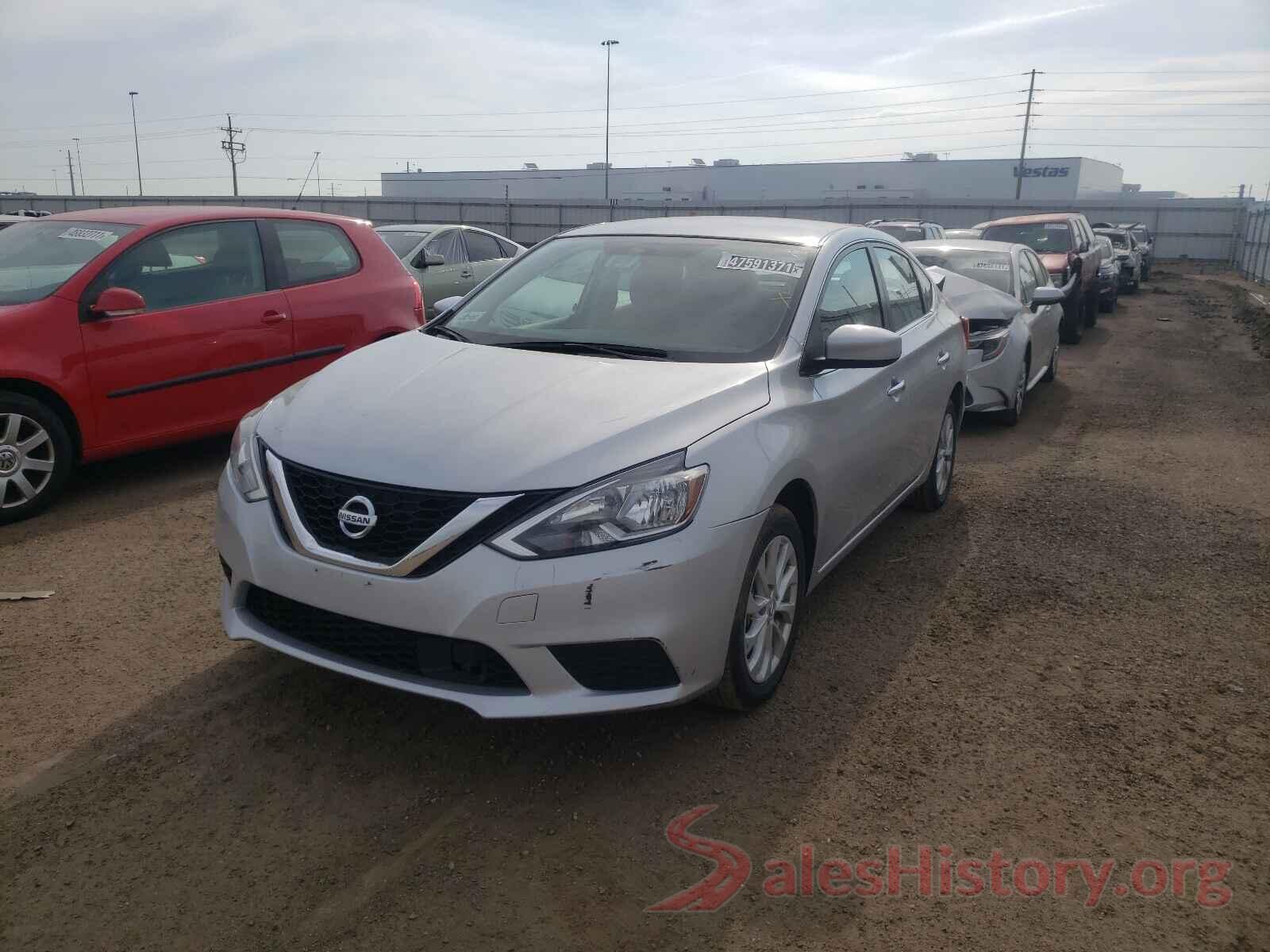 3N1AB7APXKL623735 2019 NISSAN SENTRA