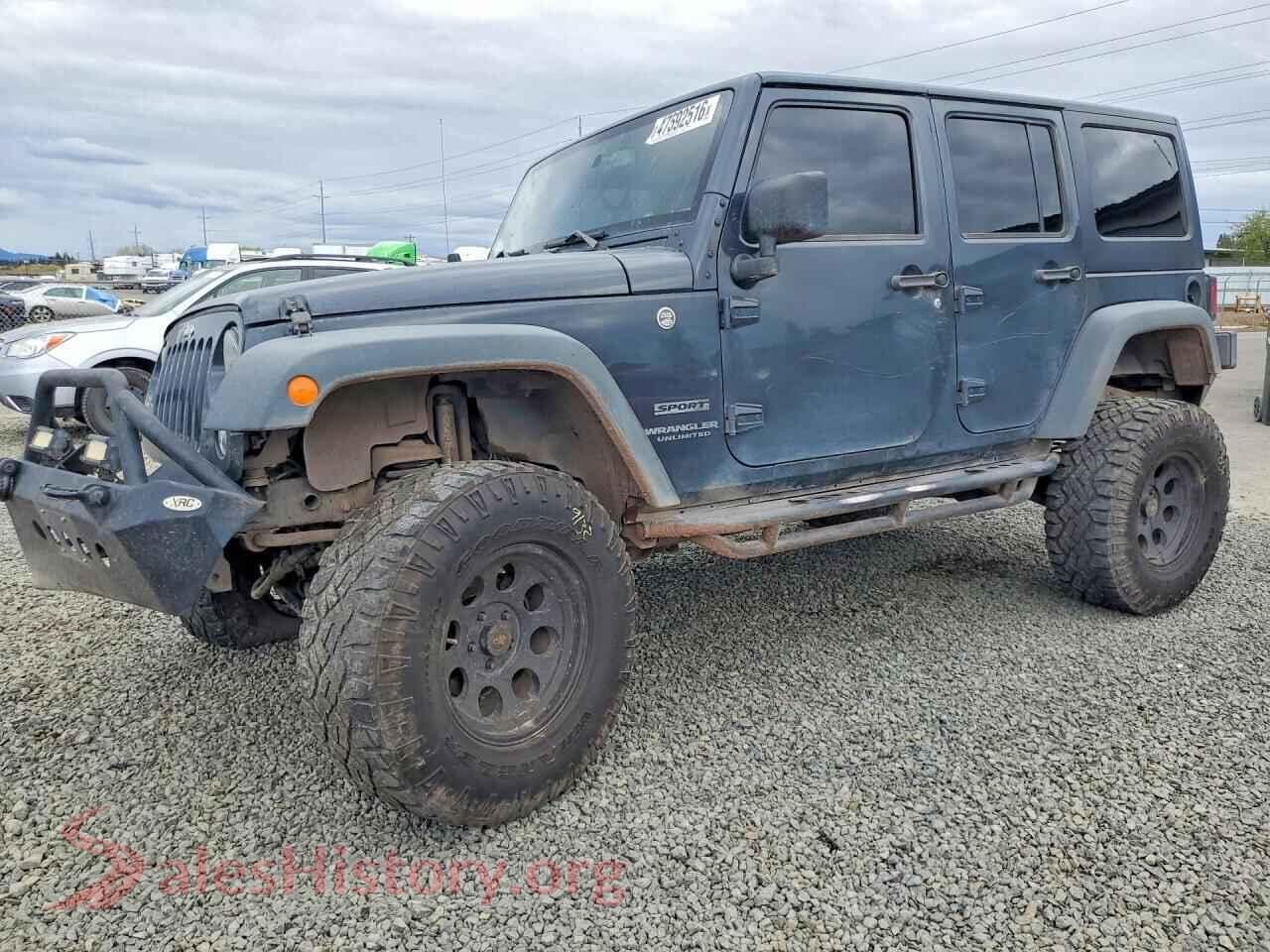 2017 JEEP WRANGLER VIN 1C4BJWDG4HL645891, auction photo