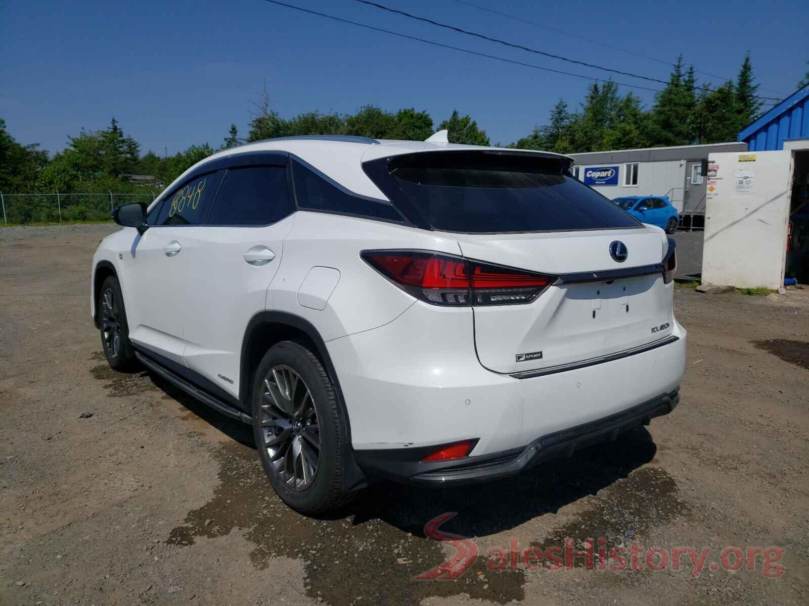 2T2YGMDA7LC046830 2020 LEXUS RX450