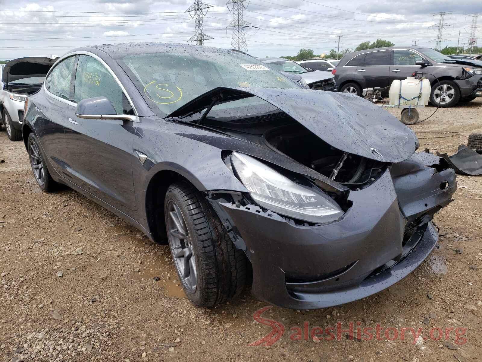 5YJ3E1EA1KF416147 2019 TESLA MODEL 3