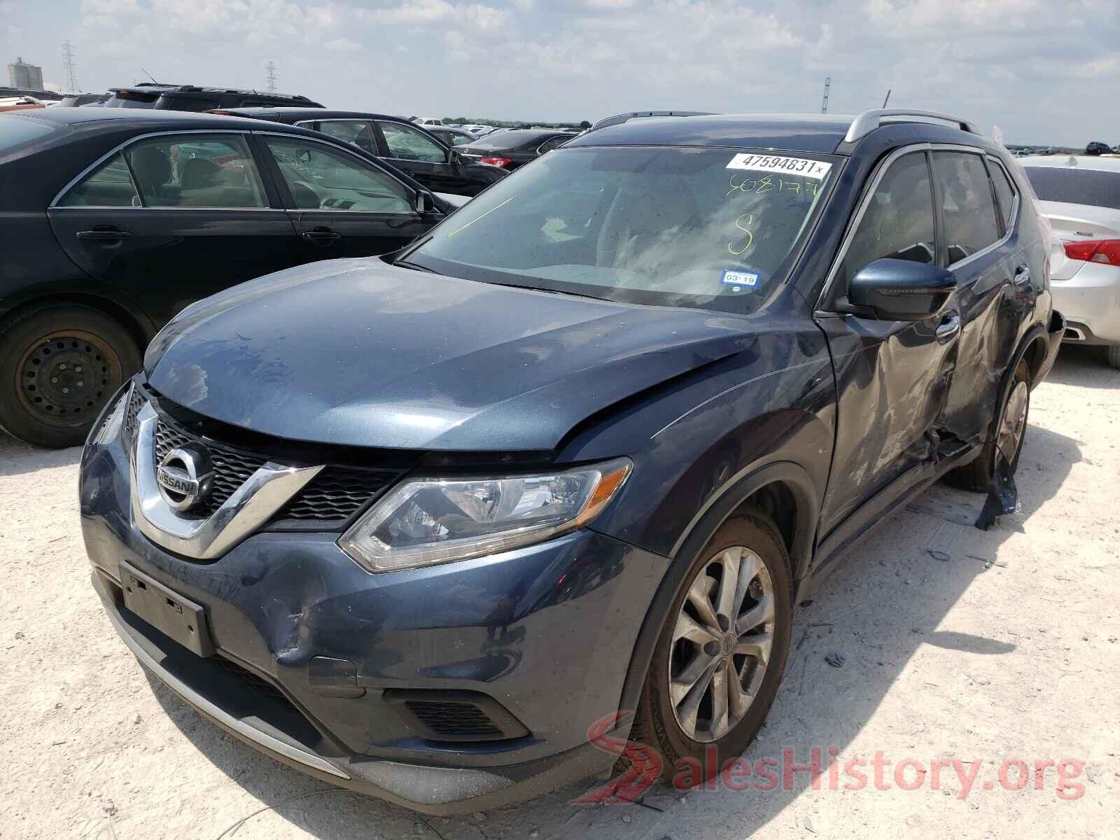 KNMAT2MT2GP608177 2016 NISSAN ROGUE