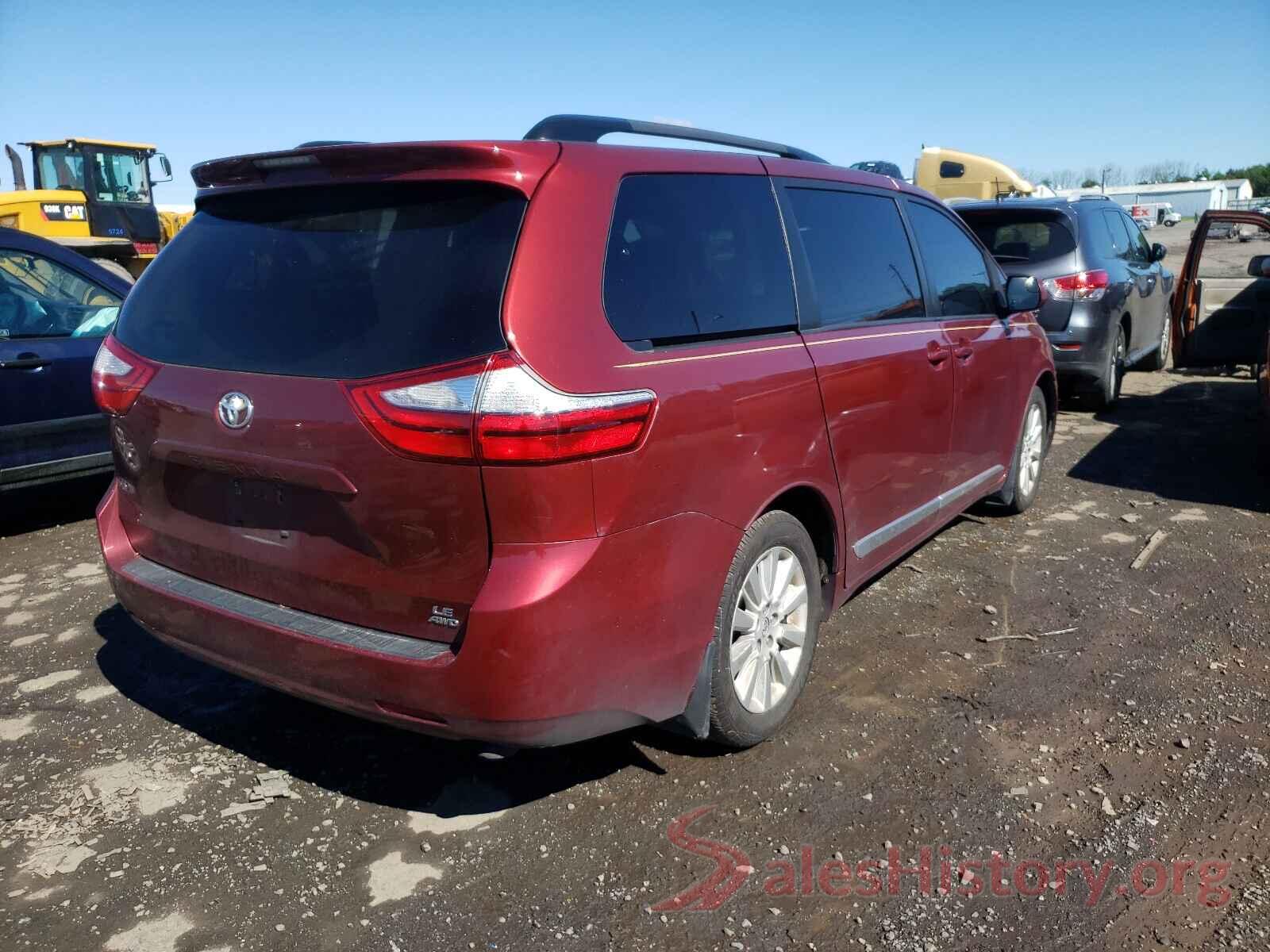 5TDJK3DC7GS142292 2016 TOYOTA SIENNA