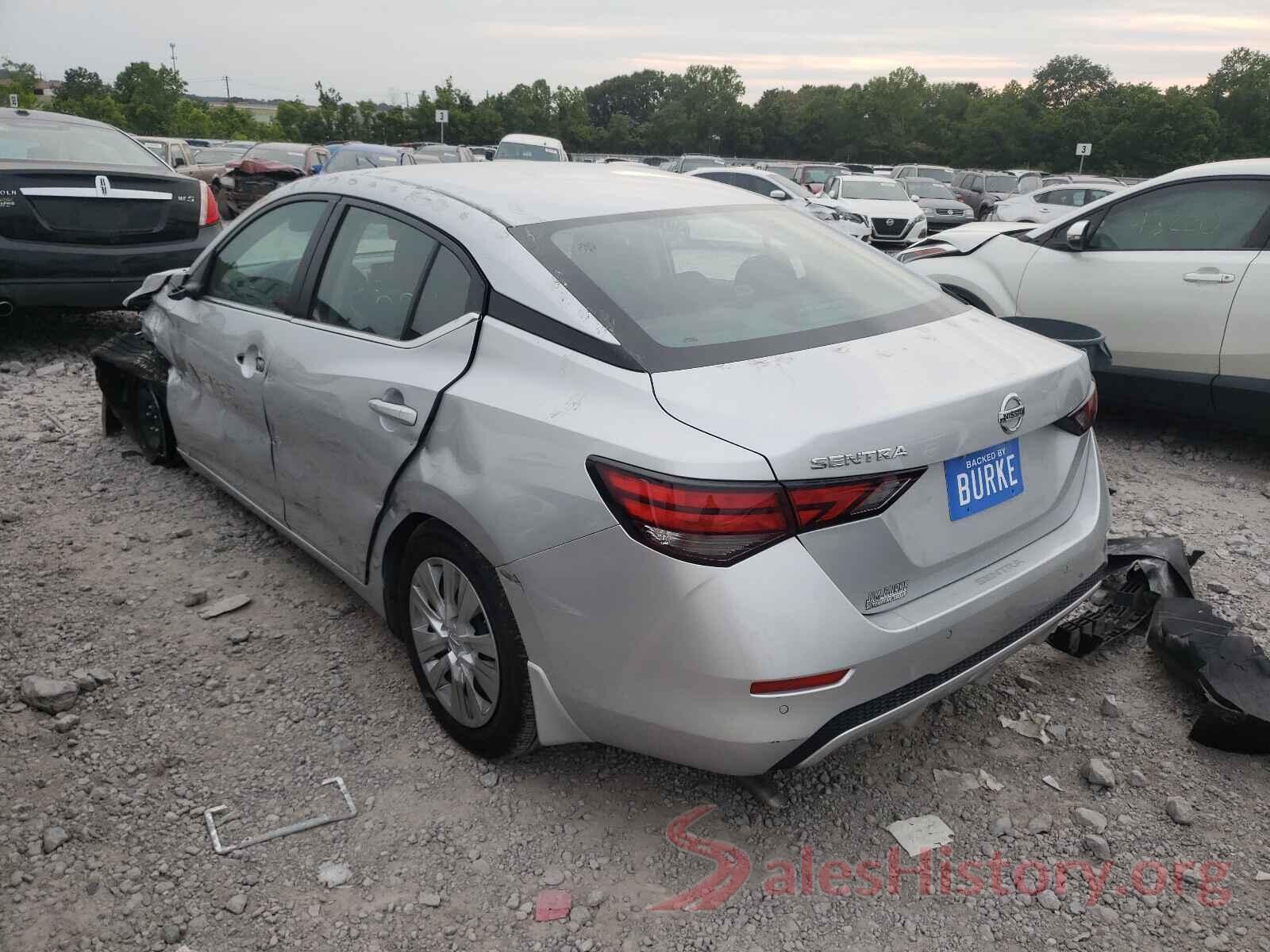 3N1AB8BV6LY275794 2020 NISSAN SENTRA