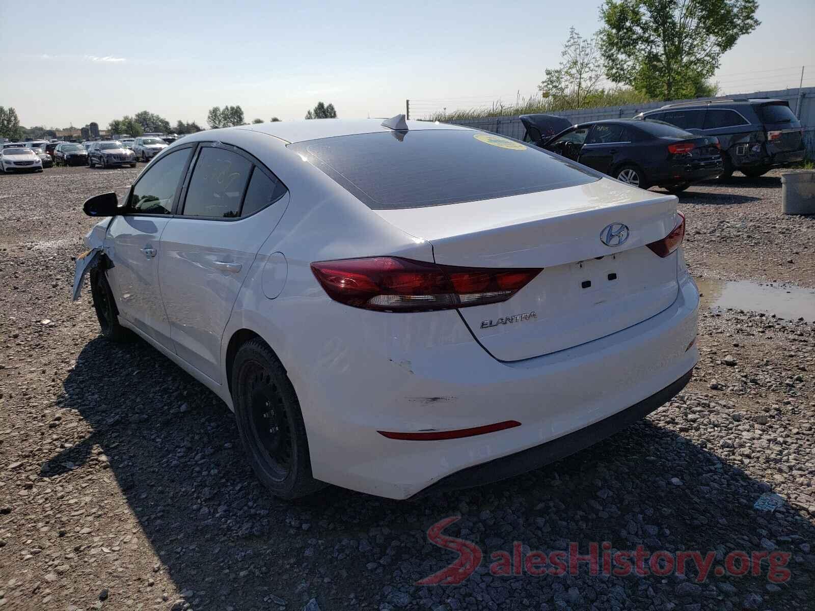 KMHD84LFXJU601990 2018 HYUNDAI ELANTRA