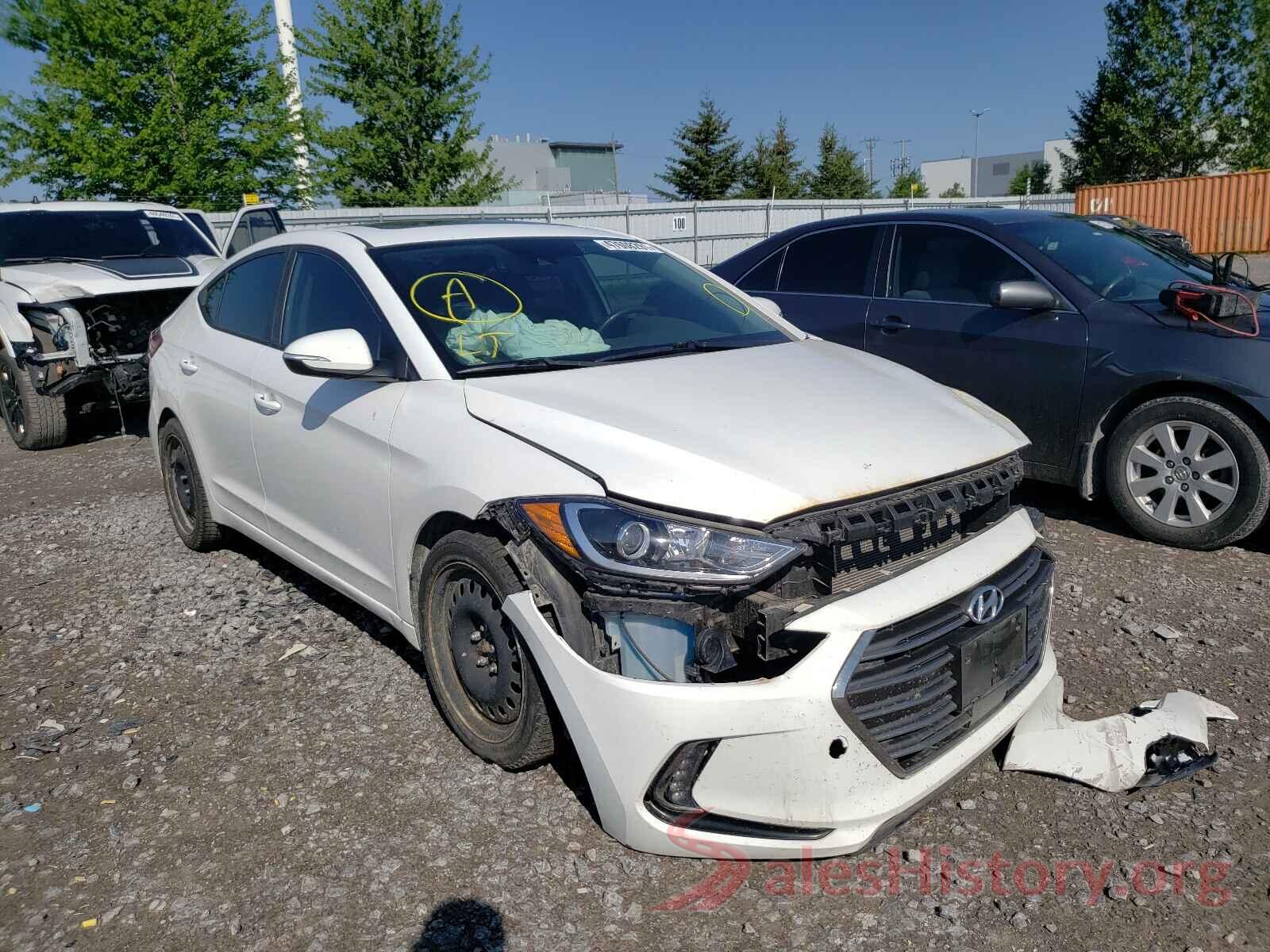 KMHD84LFXJU601990 2018 HYUNDAI ELANTRA