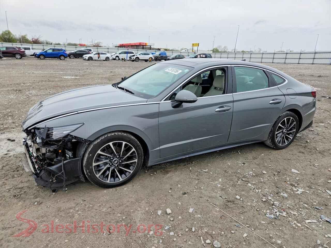 2022 HYUNDAI SONATA VIN KMHL34J23NA180177, auction photo