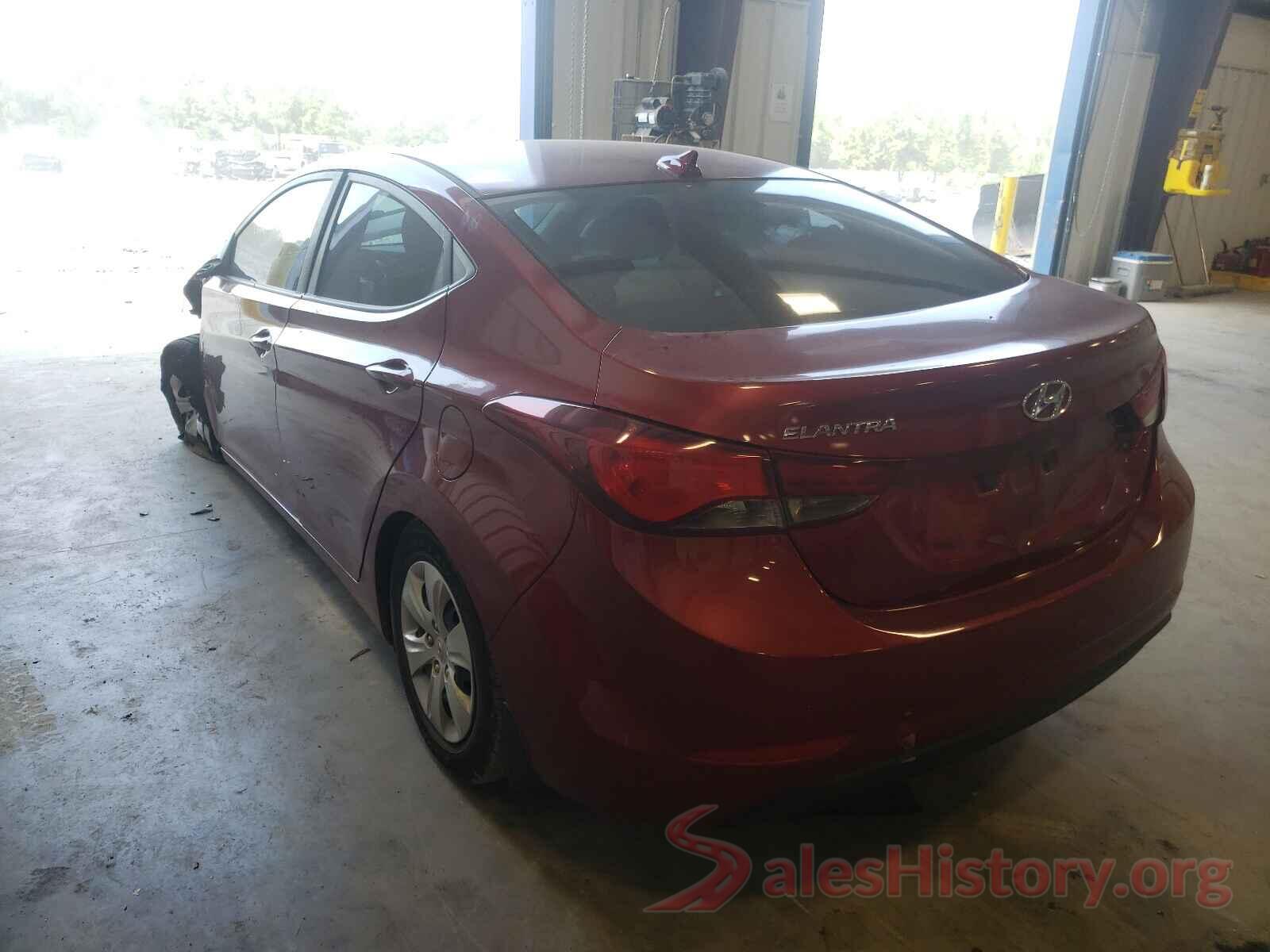 5NPDH4AE4GH769559 2016 HYUNDAI ELANTRA