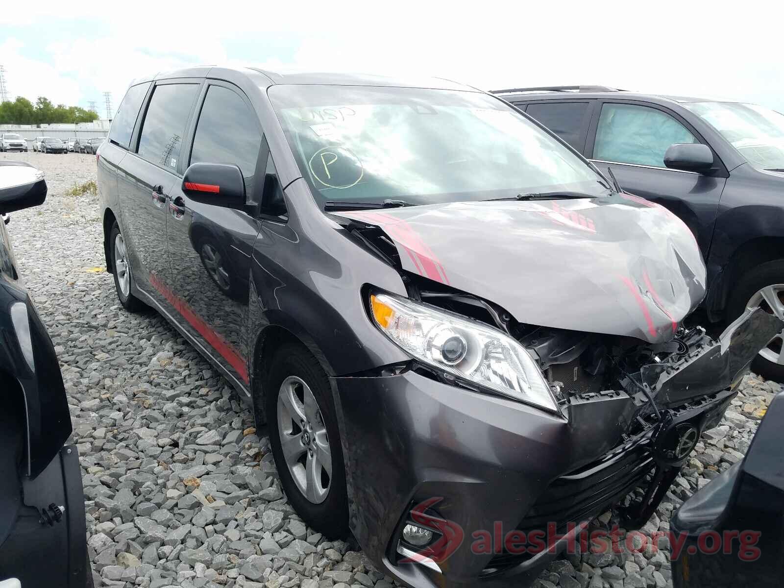 5TDZZ3DC4KS986622 2019 TOYOTA SIENNA