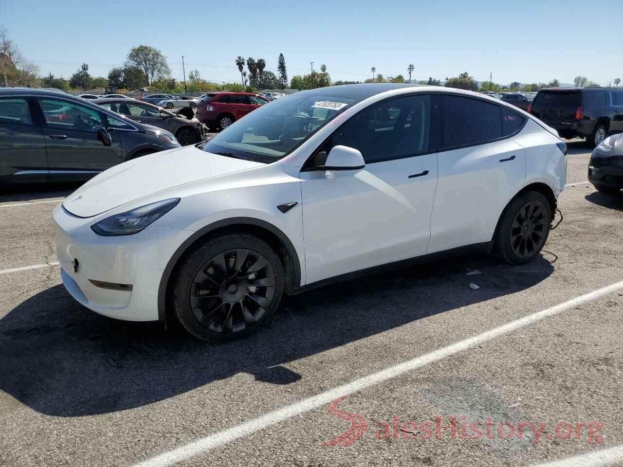 7SAYGDEEXNF422721 2022 TESLA MODEL Y