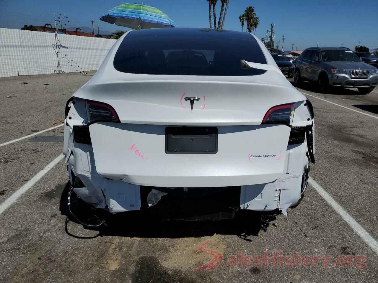 7SAYGDEEXNF422721 2022 TESLA MODEL Y