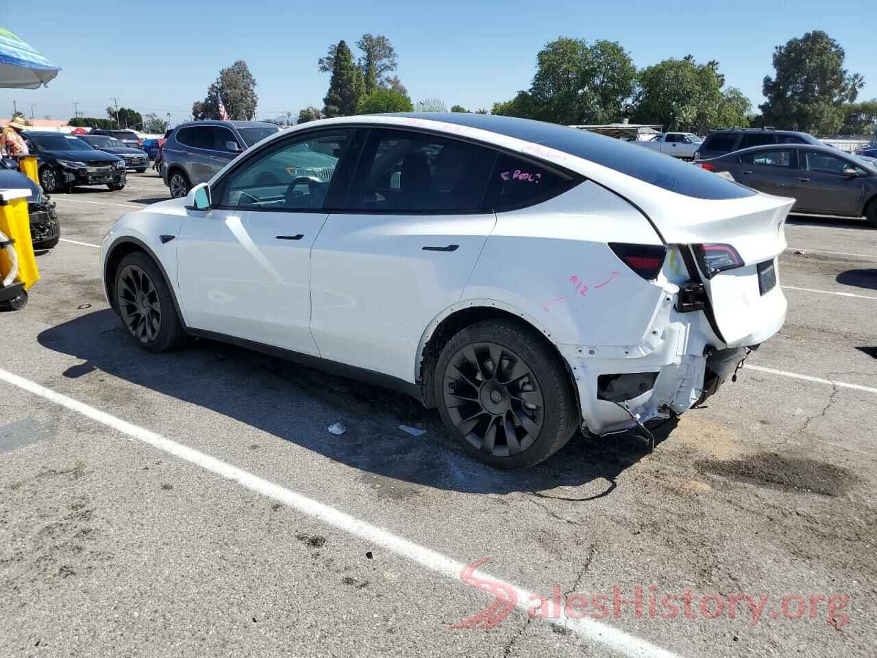 7SAYGDEEXNF422721 2022 TESLA MODEL Y