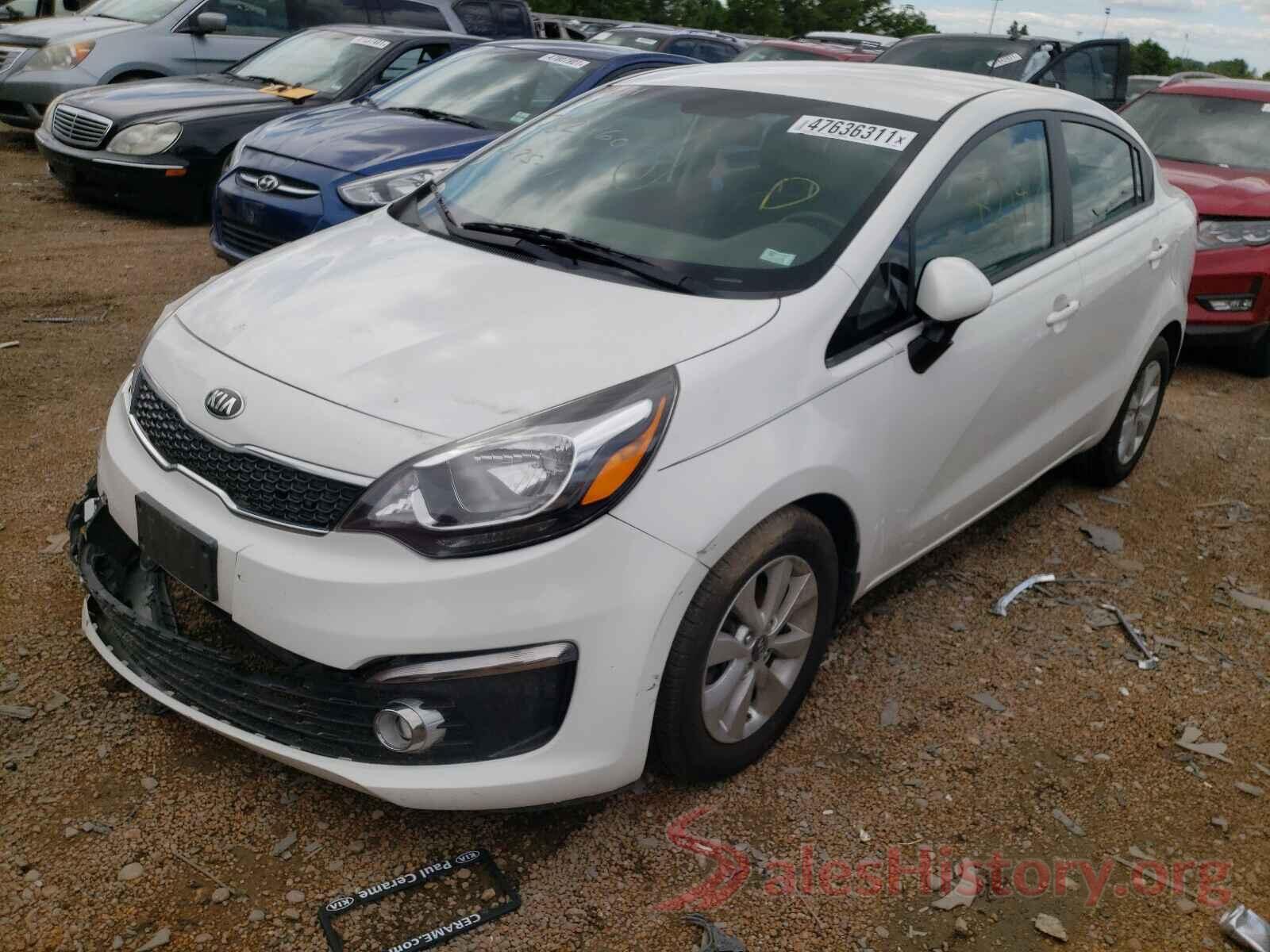 KNADN4A30G6642998 2016 KIA RIO