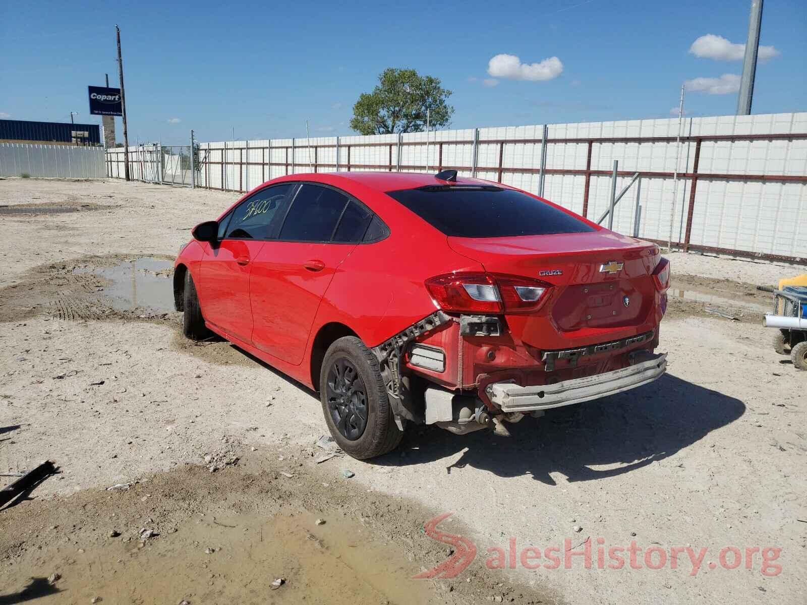 1G1BC5SM8K7142516 2019 CHEVROLET CRUZE