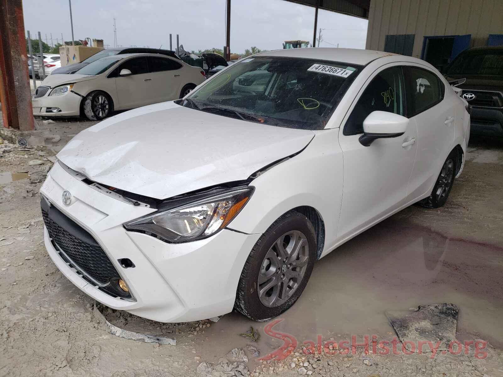 3MYDLBYV8LY715639 2020 TOYOTA YARIS