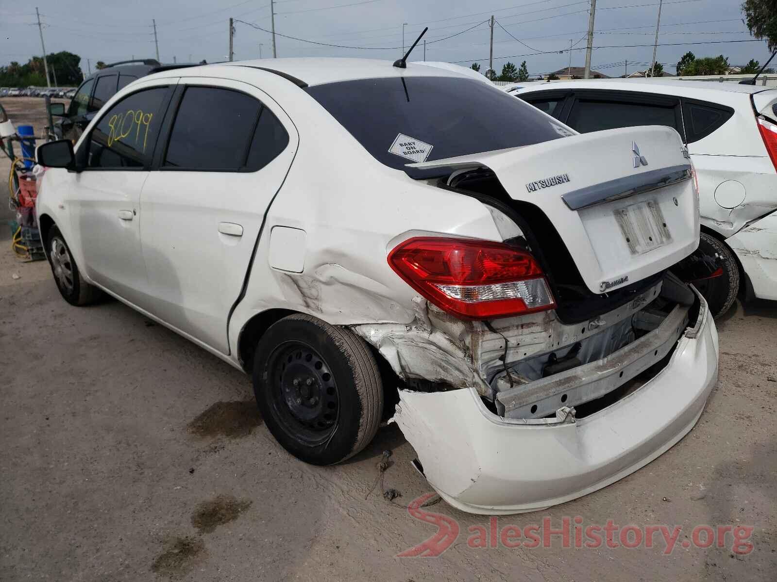 ML32F3FJ9HHF09015 2017 MITSUBISHI MIRAGE