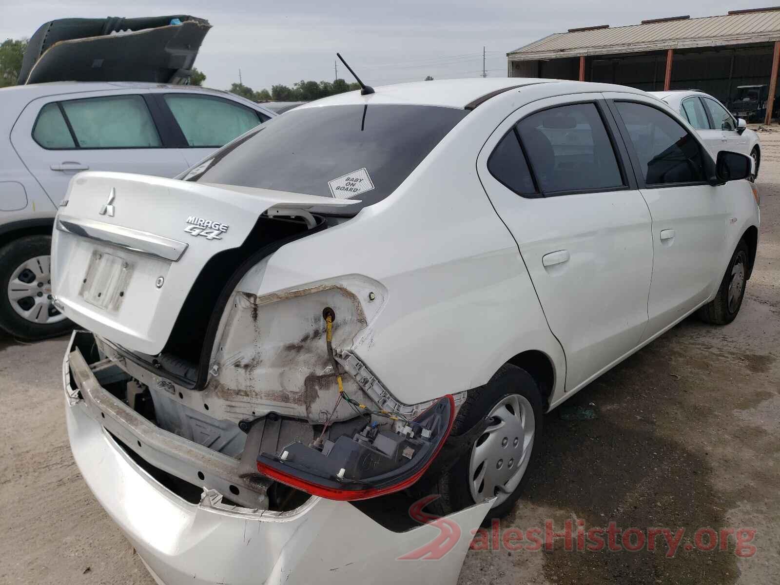 ML32F3FJ9HHF09015 2017 MITSUBISHI MIRAGE