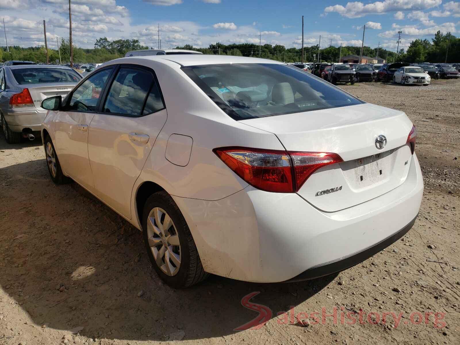 5YFBURHE3GP509291 2016 TOYOTA COROLLA