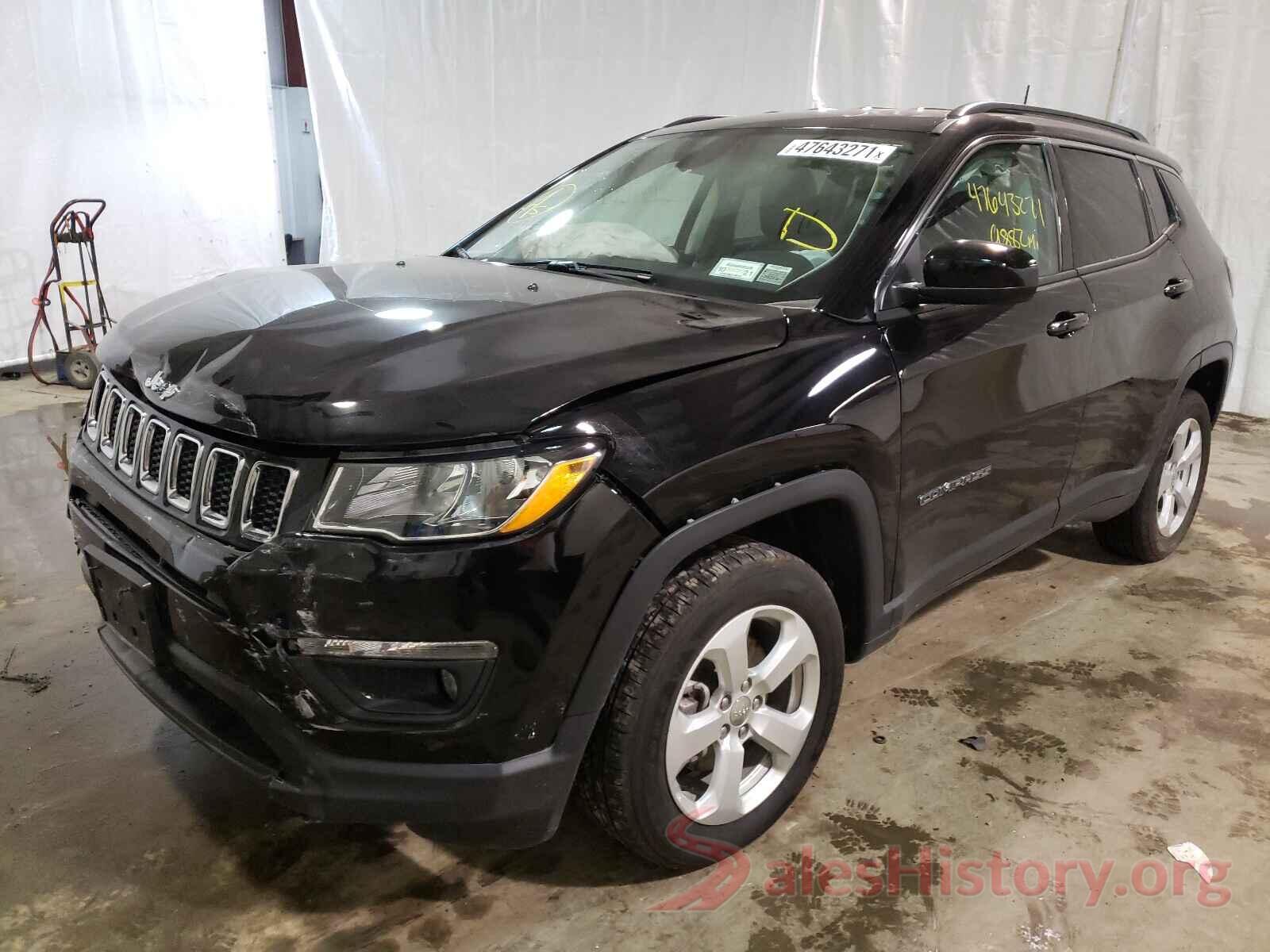 3C4NJDBB6KT593233 2019 JEEP COMPASS