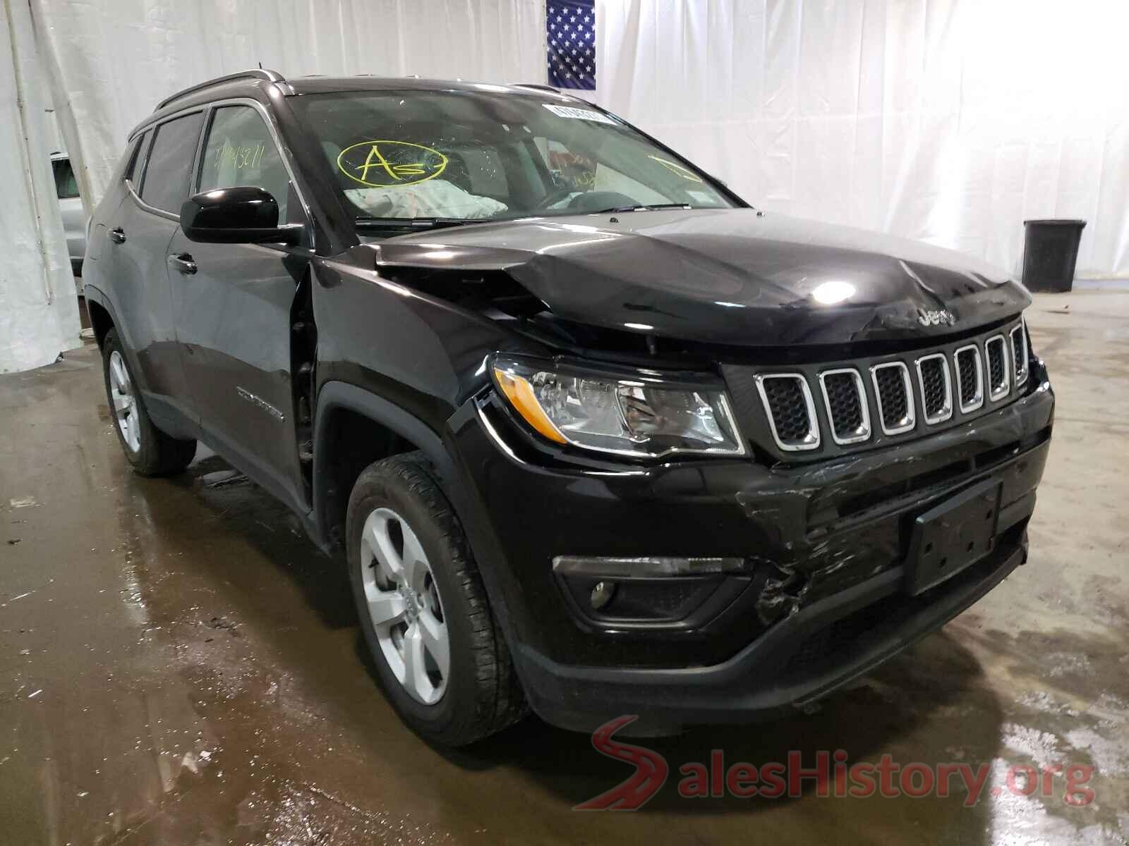 3C4NJDBB6KT593233 2019 JEEP COMPASS