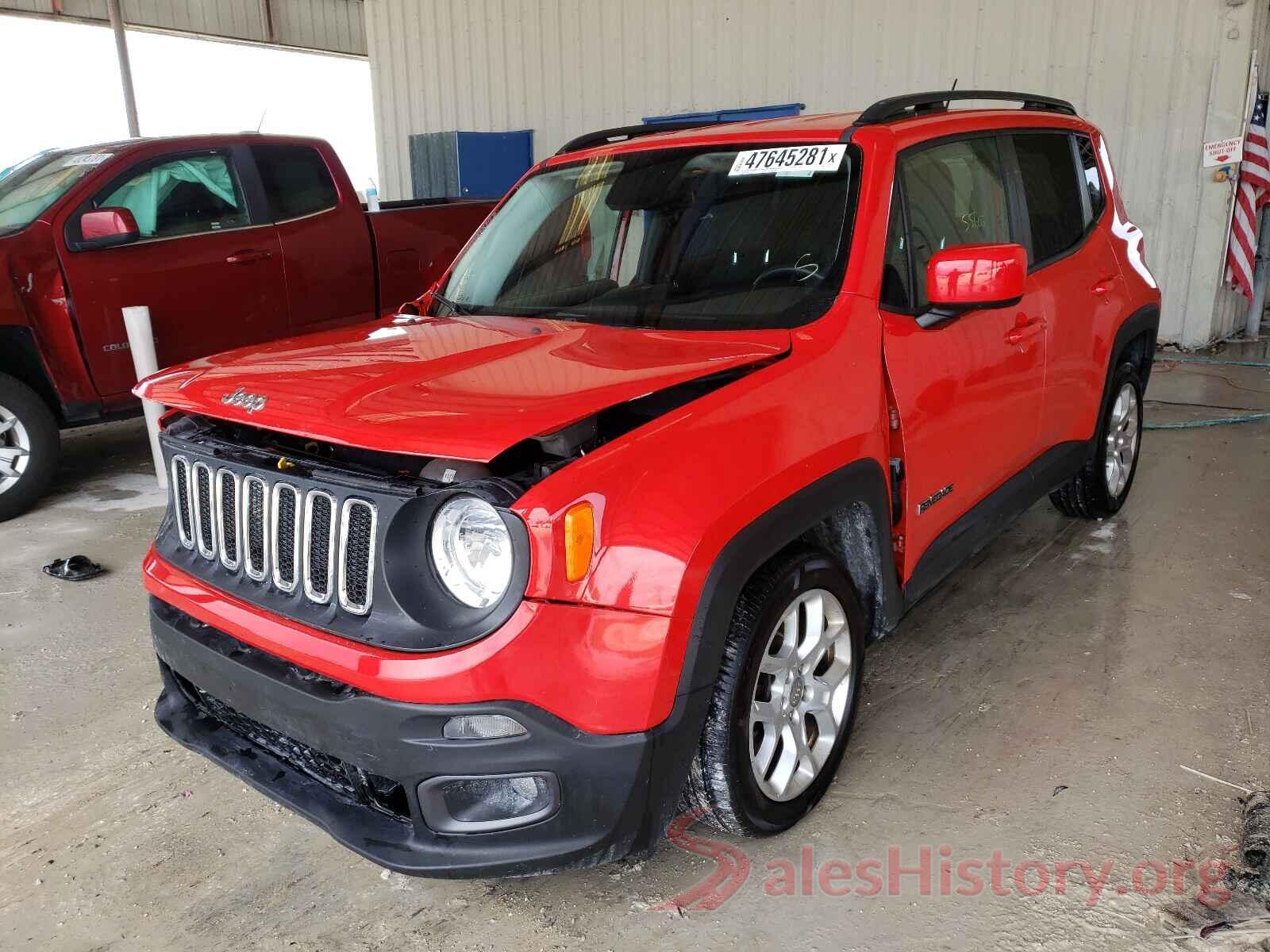 ZACCJABT7GPE13335 2016 JEEP RENEGADE