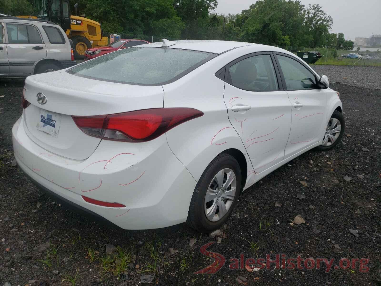 5NPDH4AE8GH760668 2016 HYUNDAI ELANTRA