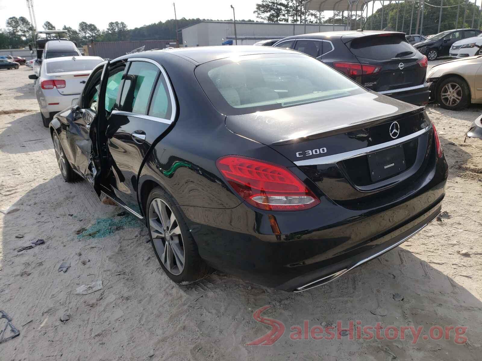 55SWF4JB0HU184125 2017 MERCEDES-BENZ C-CLASS