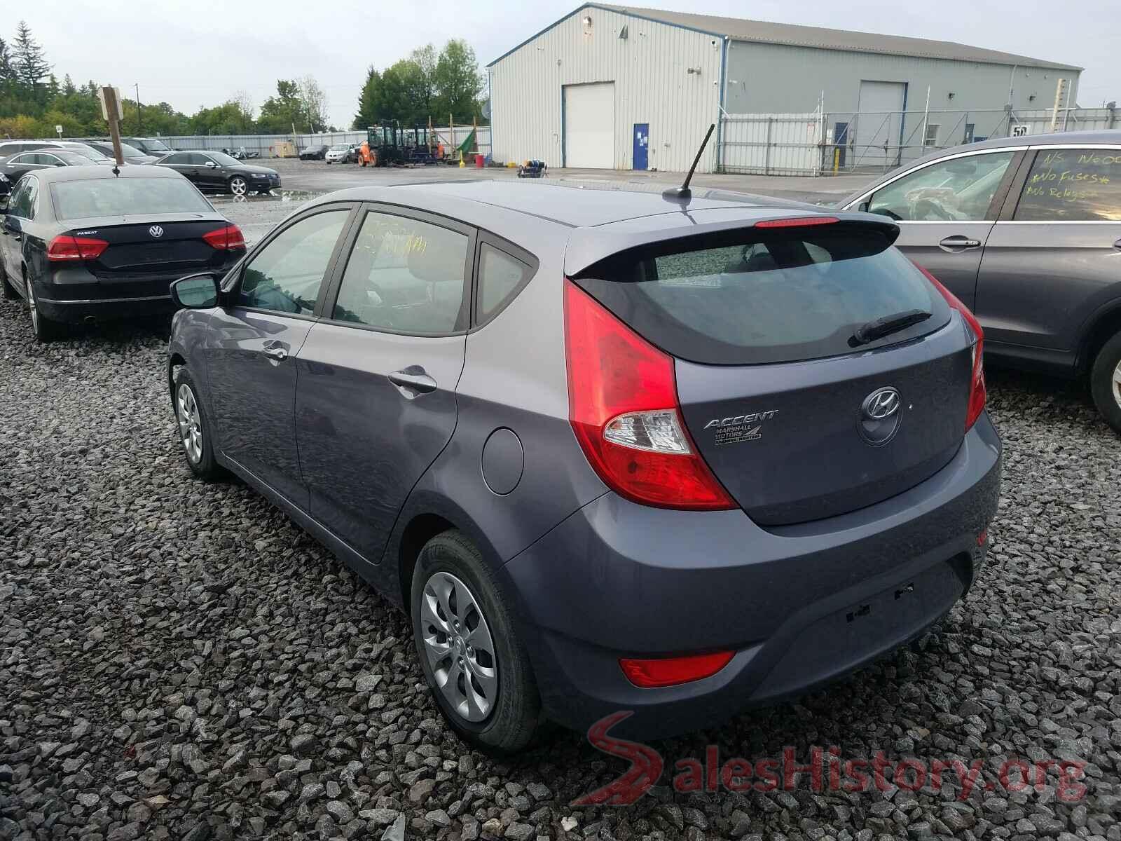 KMHCT5AE5HU303075 2017 HYUNDAI ACCENT