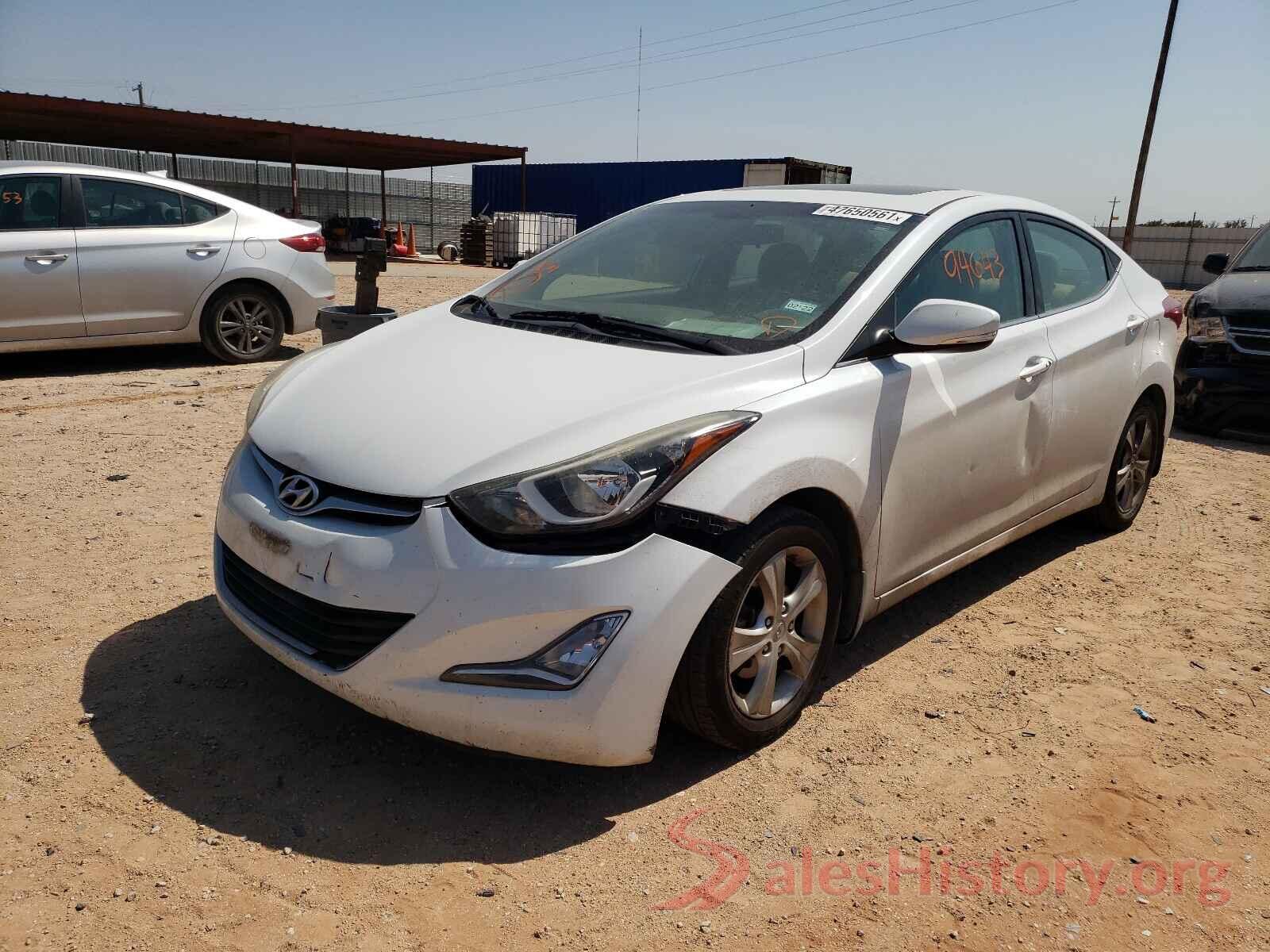 5NPDH4AE8GH672543 2016 HYUNDAI ELANTRA