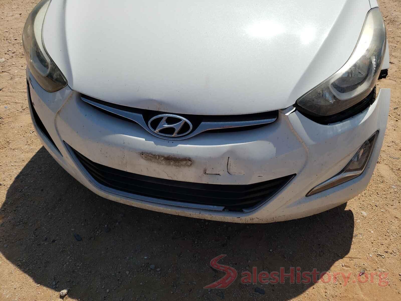 5NPDH4AE8GH672543 2016 HYUNDAI ELANTRA