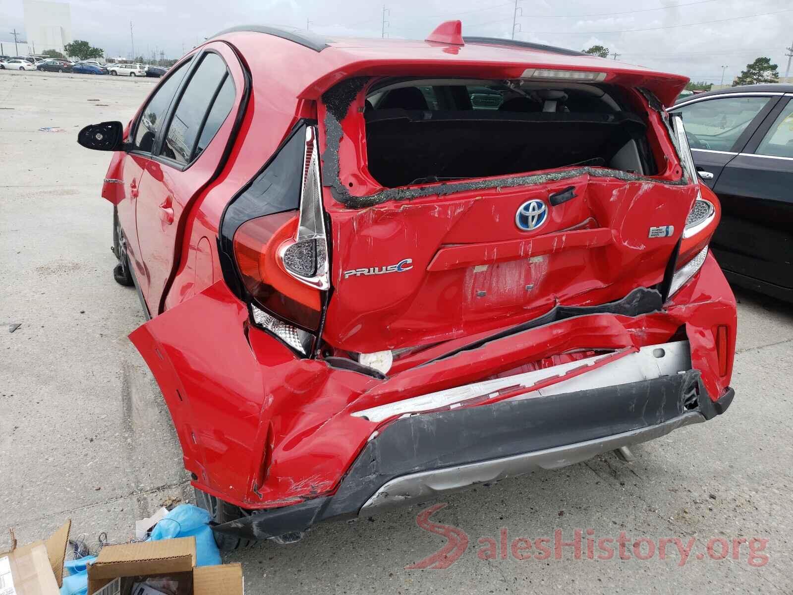 JTDKDTB39K1625192 2019 TOYOTA PRIUS