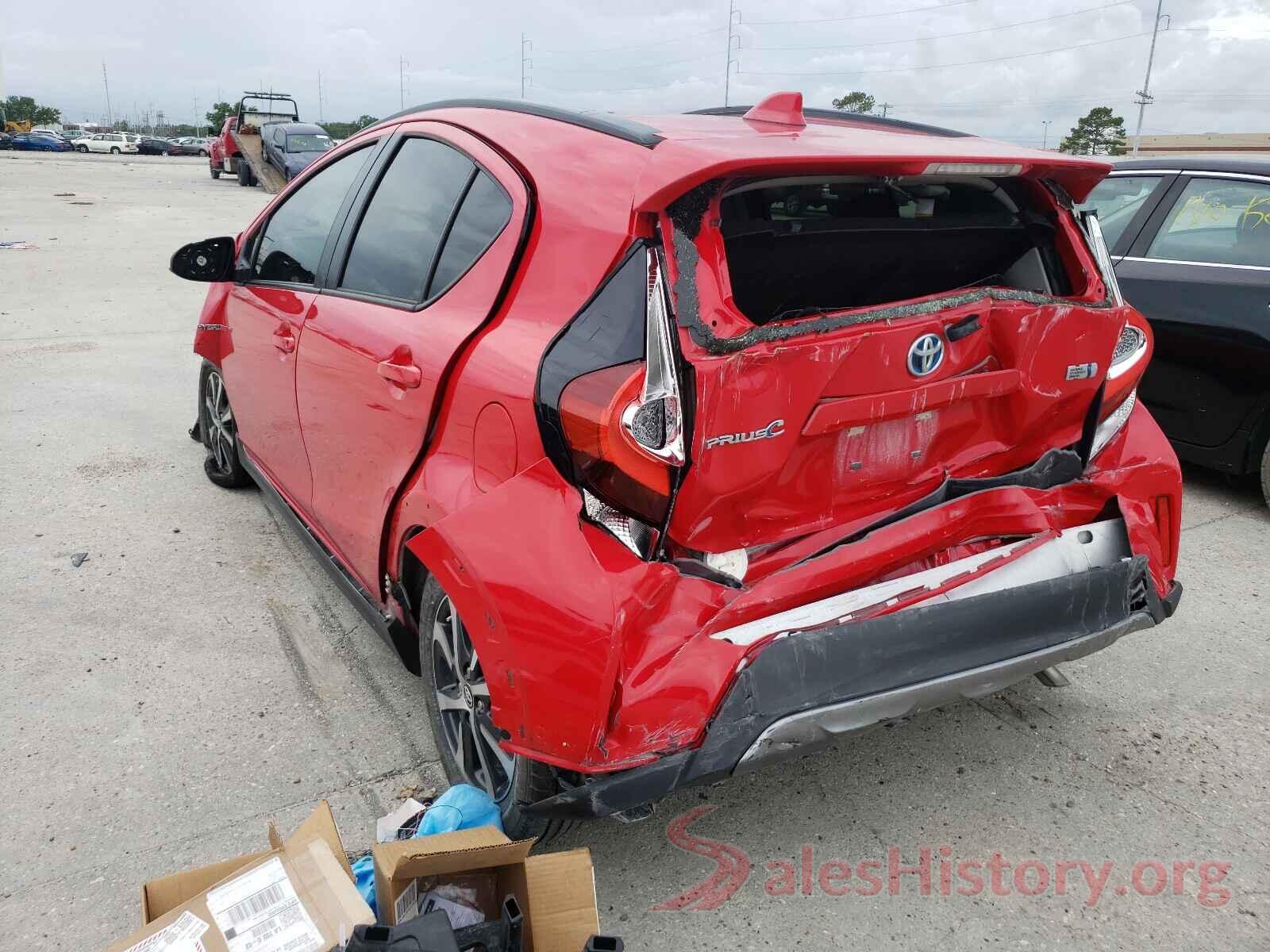 JTDKDTB39K1625192 2019 TOYOTA PRIUS