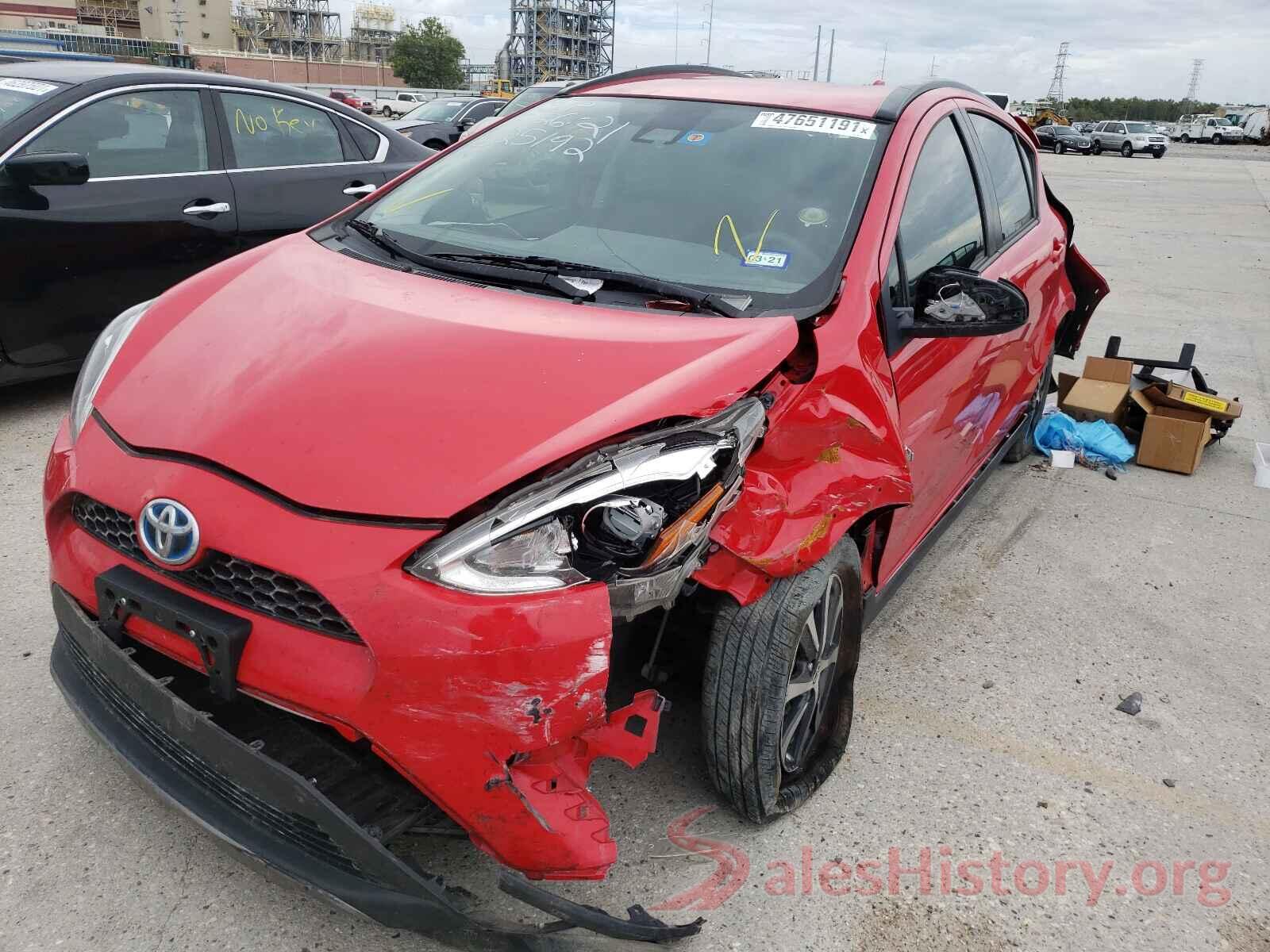 JTDKDTB39K1625192 2019 TOYOTA PRIUS