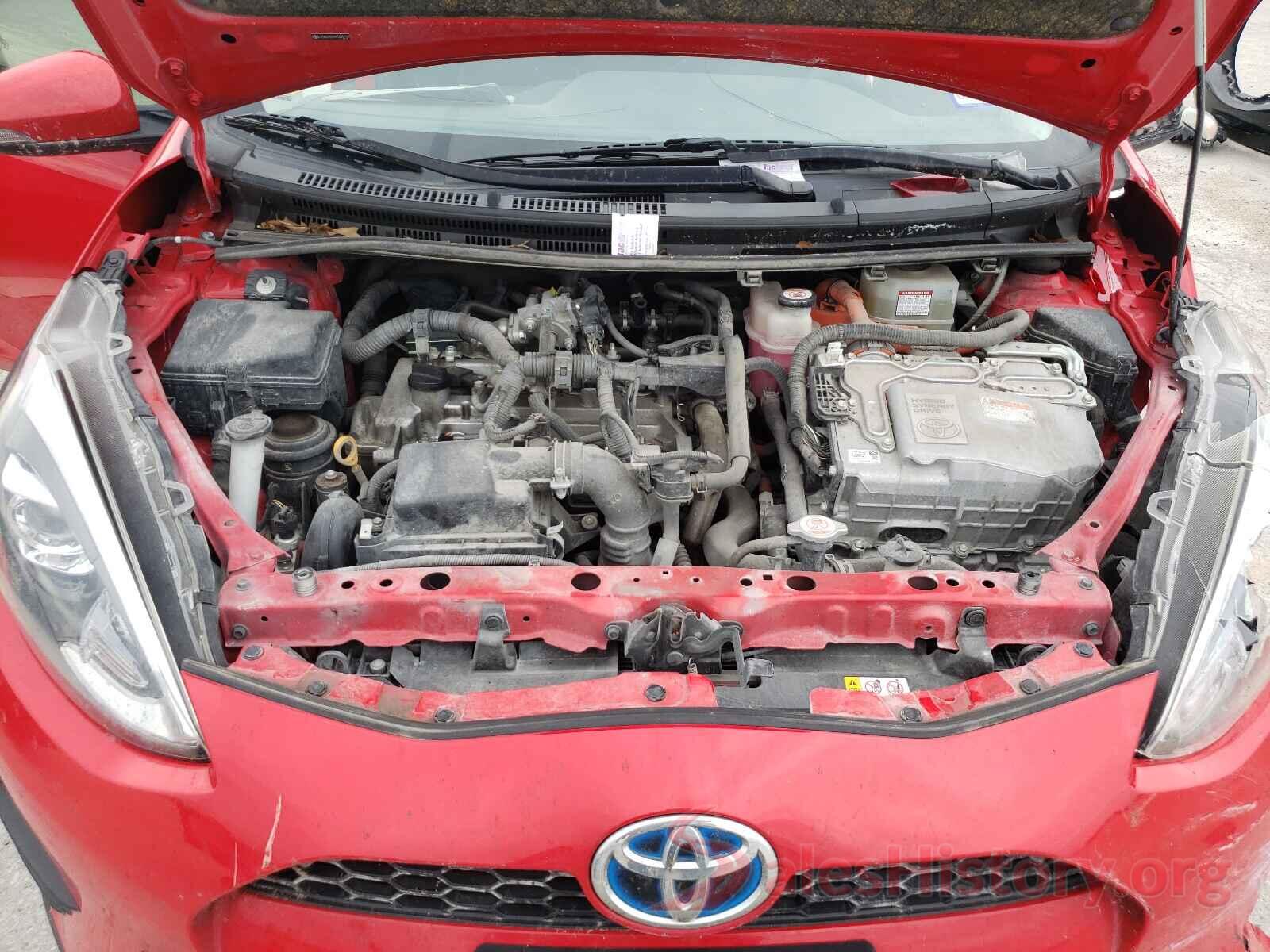 JTDKDTB39K1625192 2019 TOYOTA PRIUS