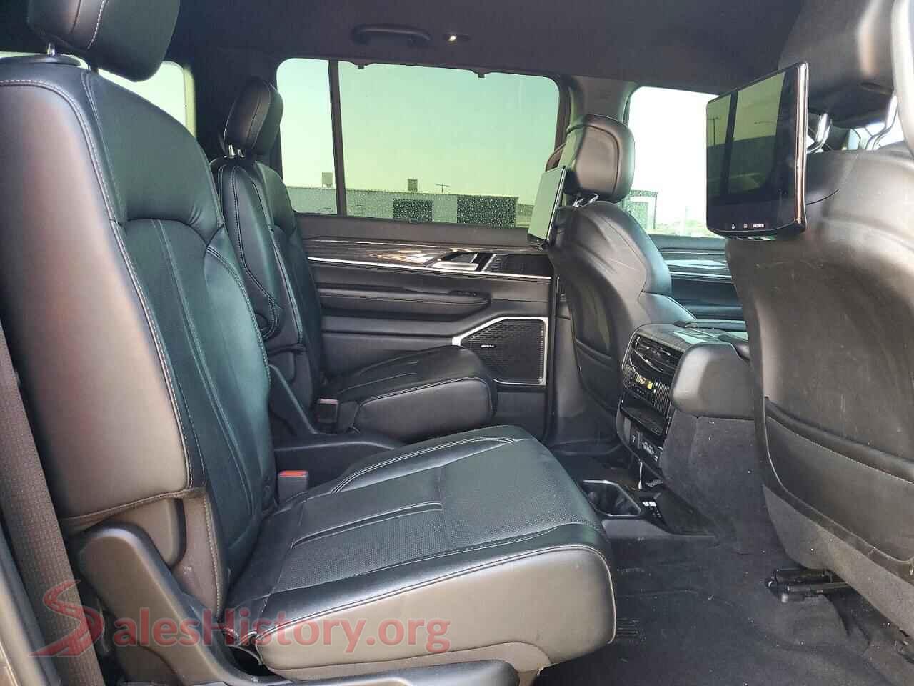 2022 JEEP WAGONEER VIN 1C4SJVDT8NS107249, VIN plate