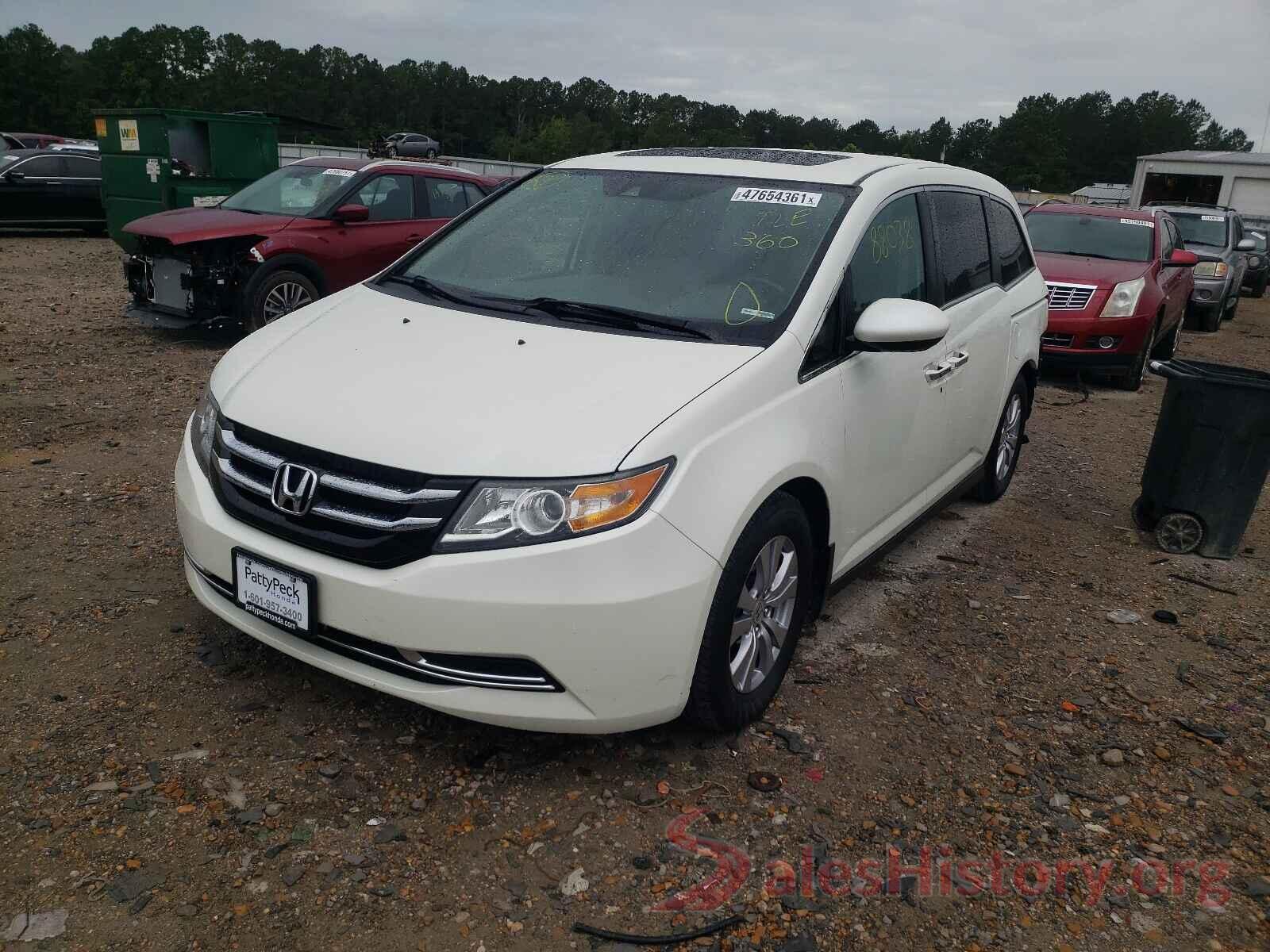 5FNRL5H67HB003124 2017 HONDA ODYSSEY