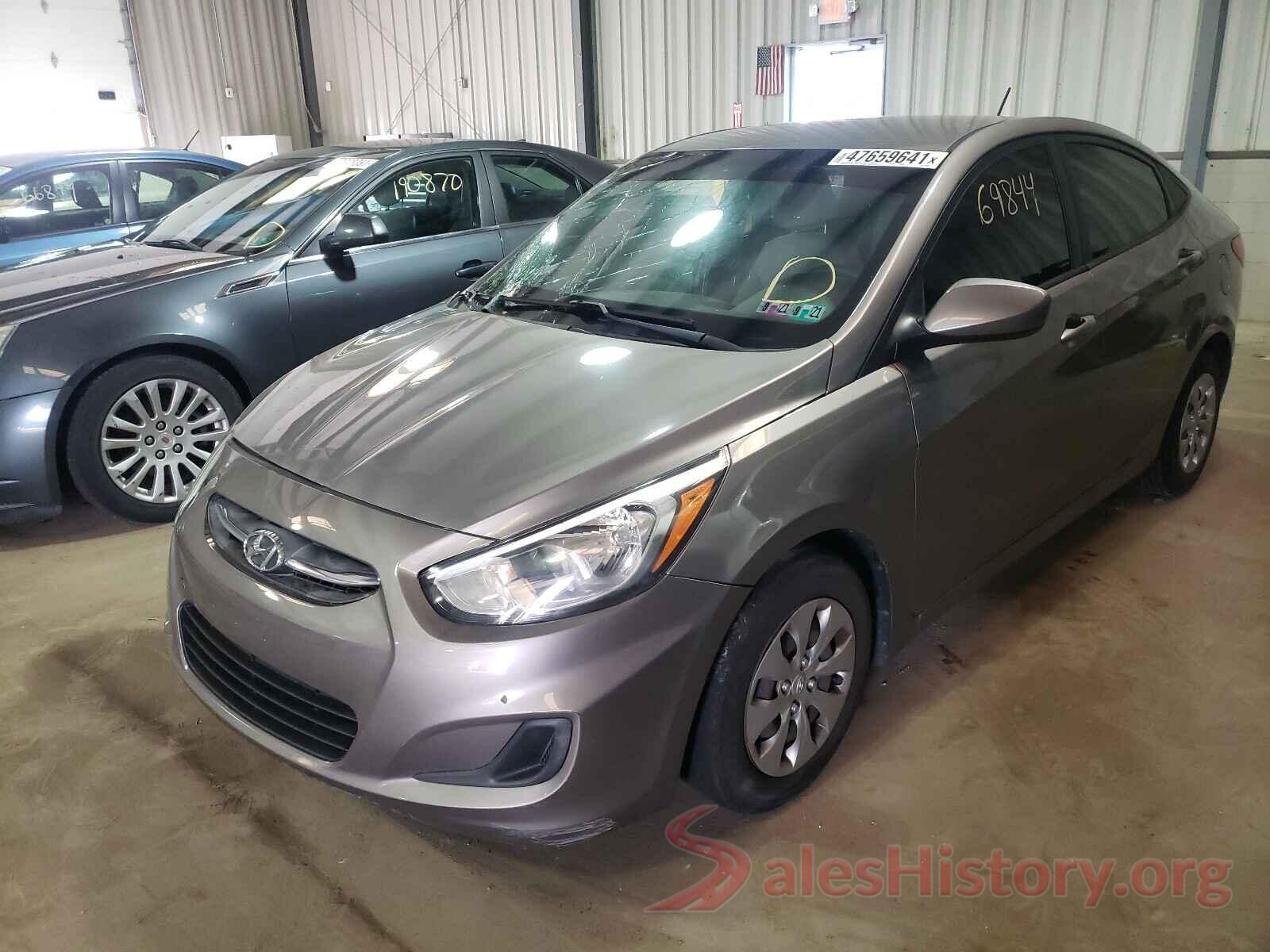 KMHCT4AE7HU376040 2017 HYUNDAI ACCENT