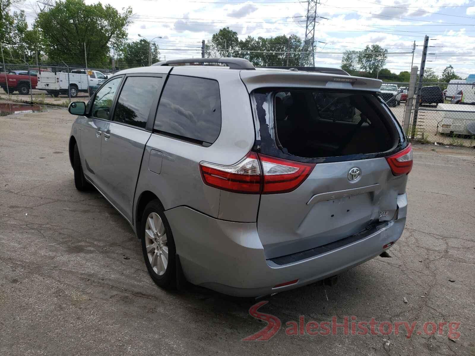 5TDDZ3DC4HS165247 2017 TOYOTA SIENNA