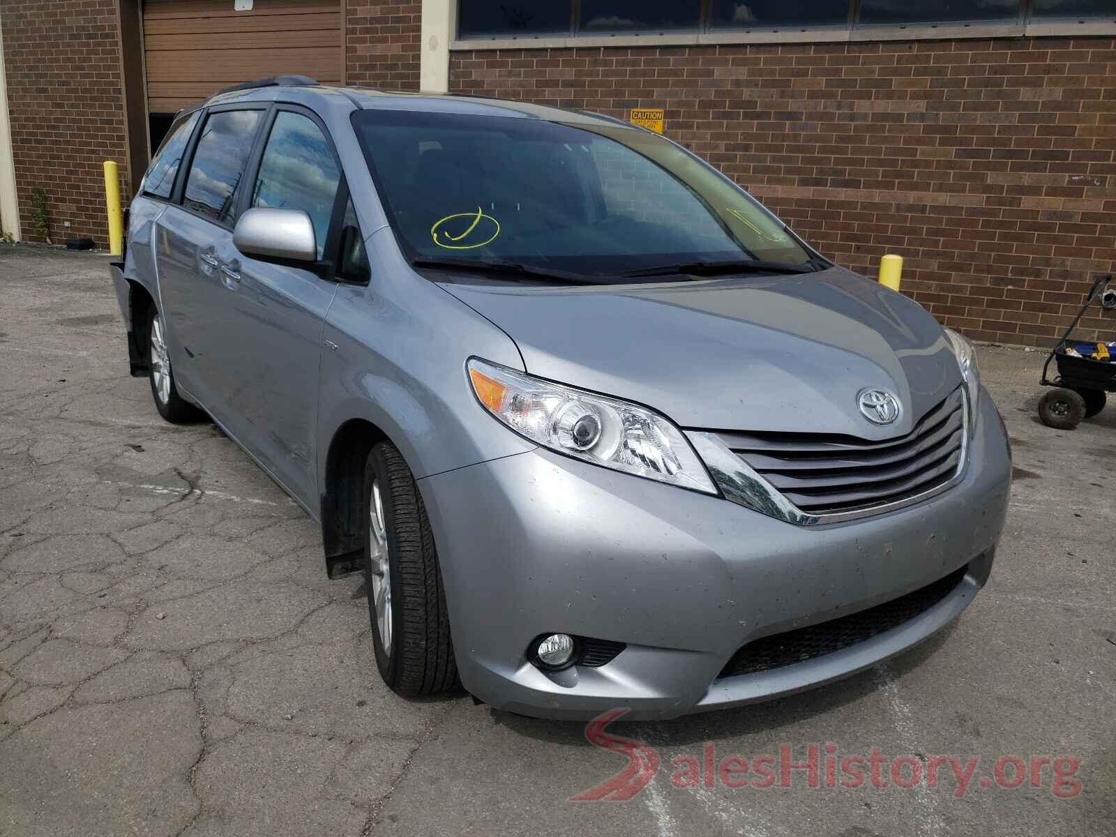 5TDDZ3DC4HS165247 2017 TOYOTA SIENNA