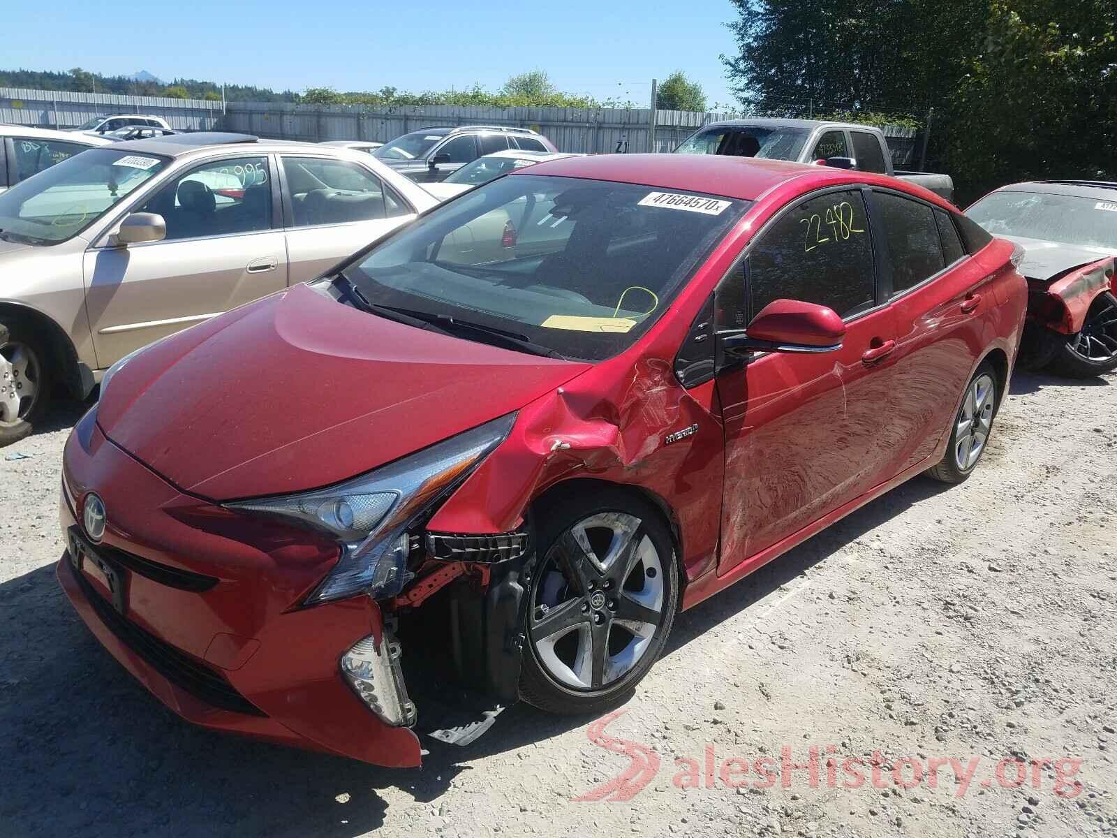 JTDKARFU4H3527988 2017 TOYOTA PRIUS