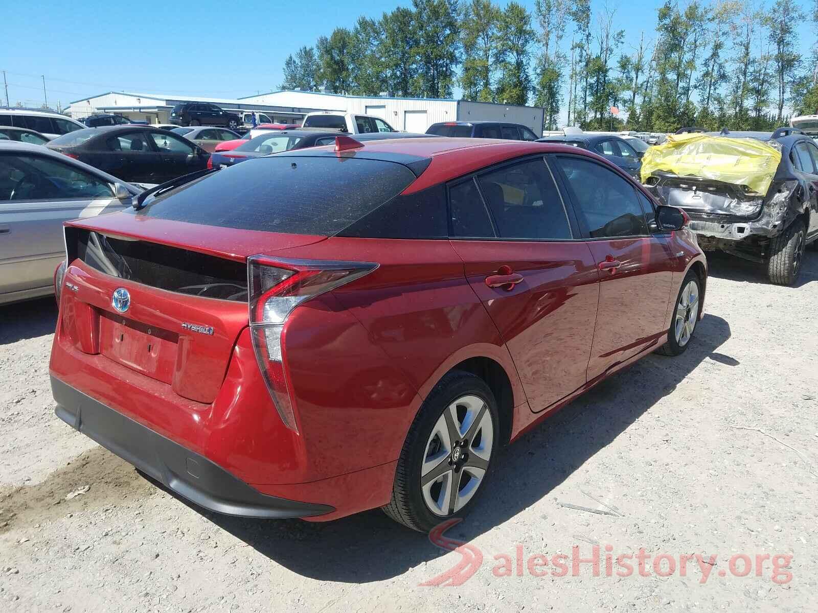 JTDKARFU4H3527988 2017 TOYOTA PRIUS