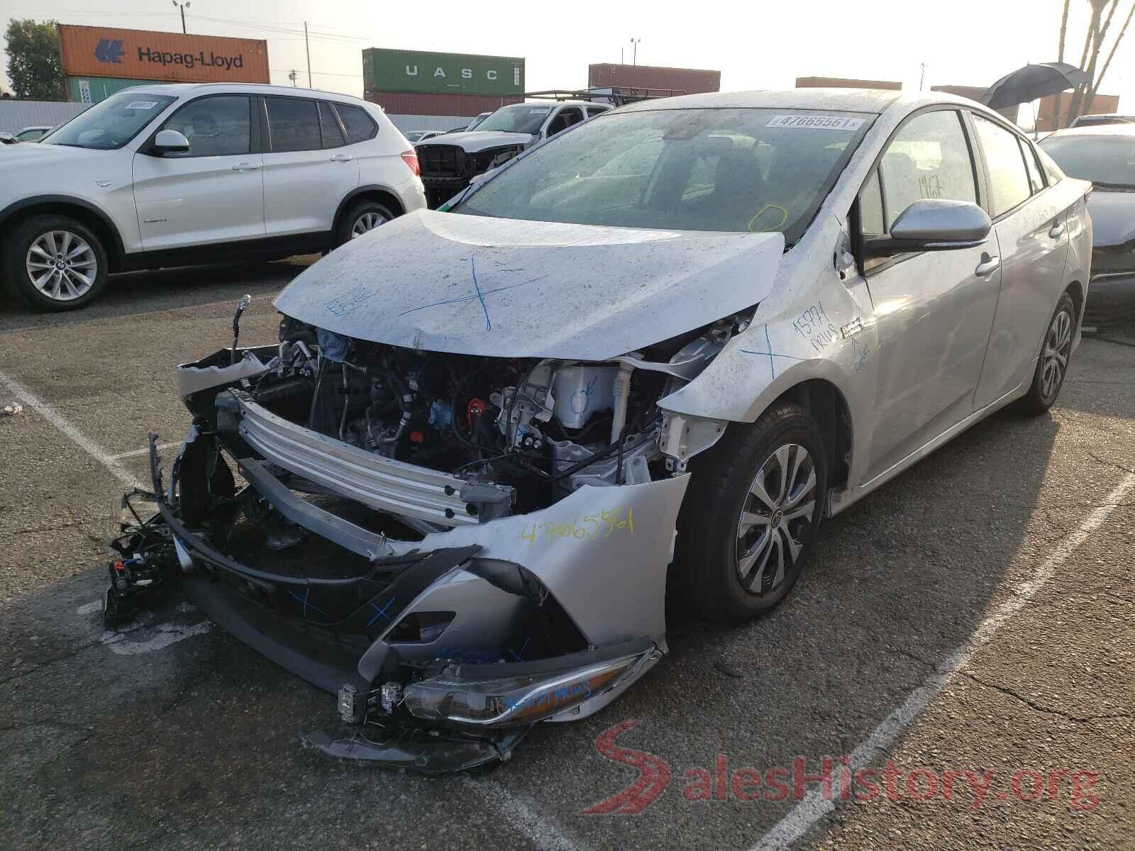 JTDKAMFP0M3168789 2021 TOYOTA PRIUS