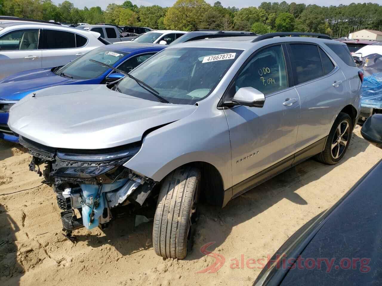 3GNAXUEV2NL143433 2022 CHEVROLET EQUINOX