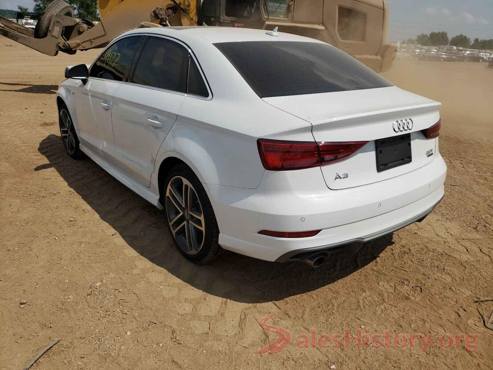 WAUJ8GFF2J1021622 2018 AUDI A3