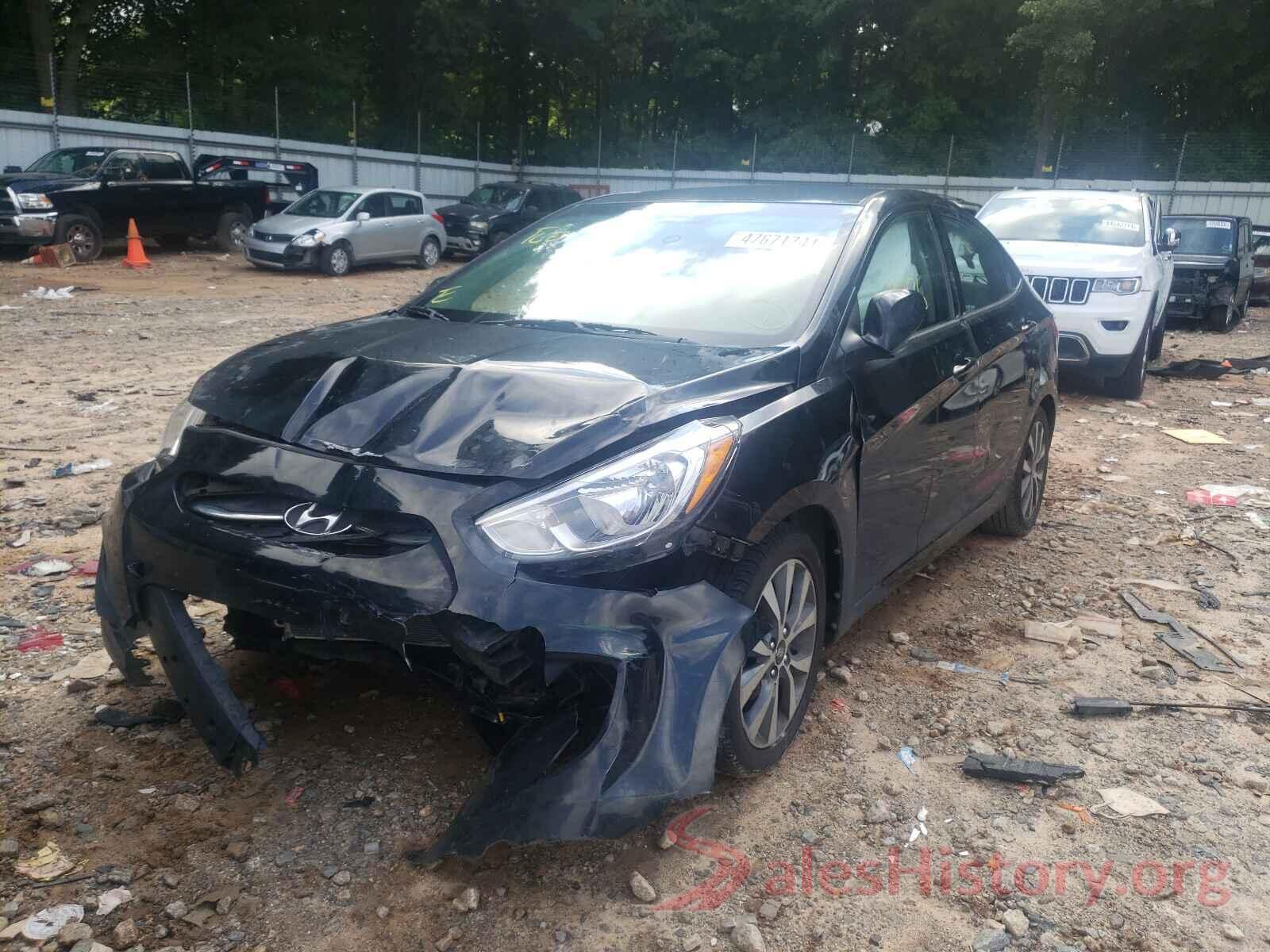 KMHCT4AE2HU354303 2017 HYUNDAI ACCENT