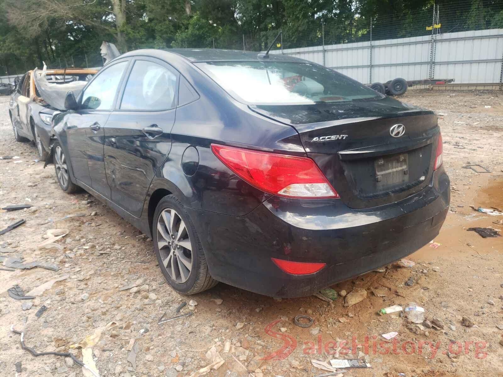 KMHCT4AE2HU354303 2017 HYUNDAI ACCENT