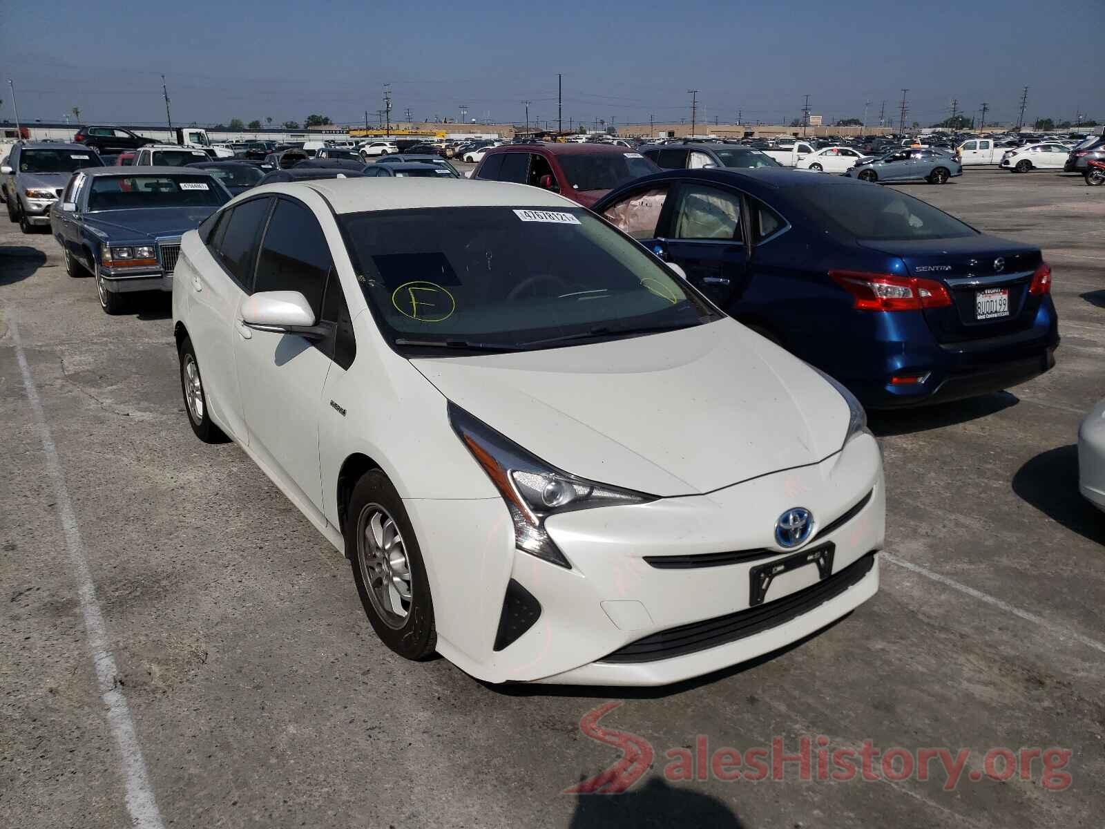 JTDKBRFU4G3019418 2016 TOYOTA PRIUS